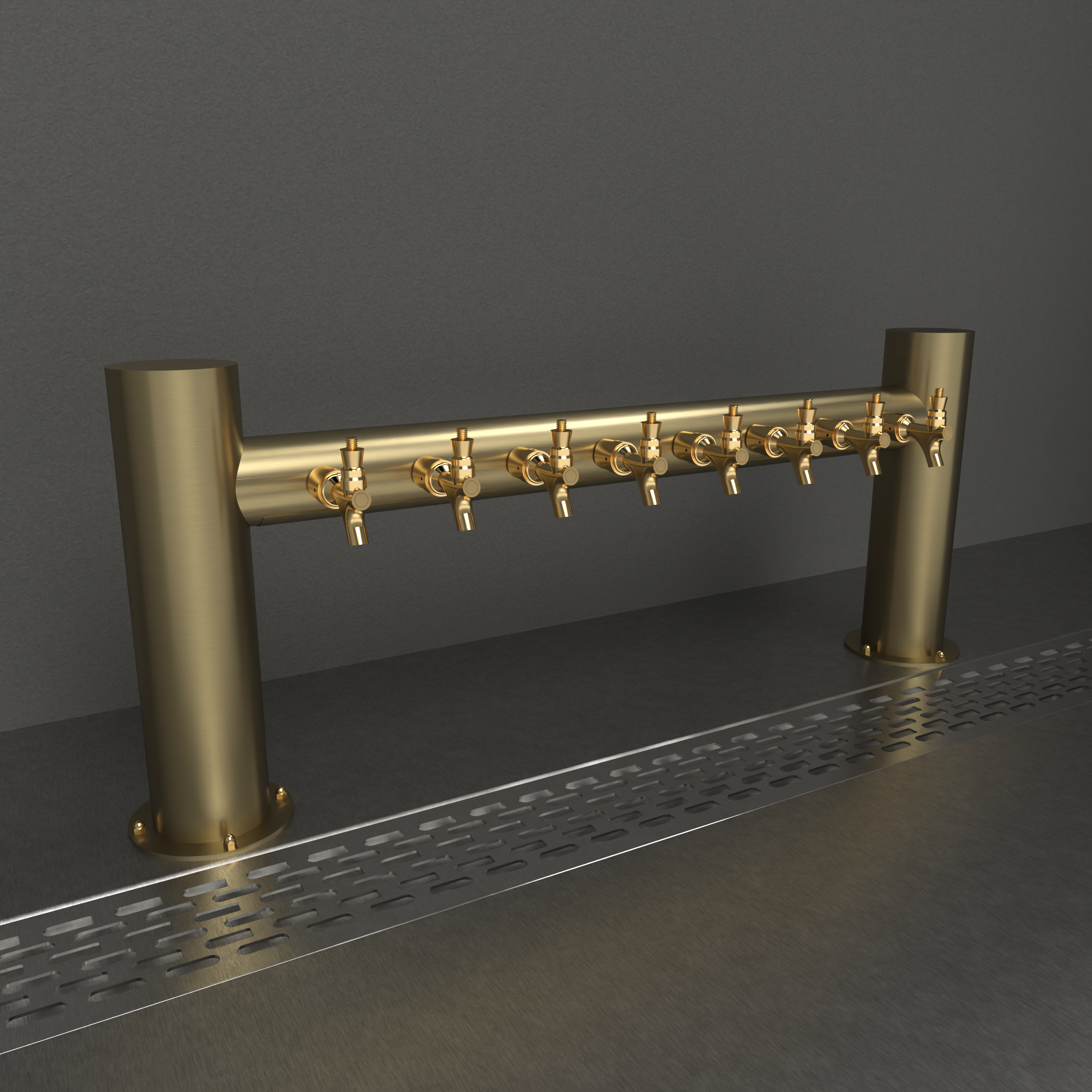 Capitale Bridge 4in | Gold