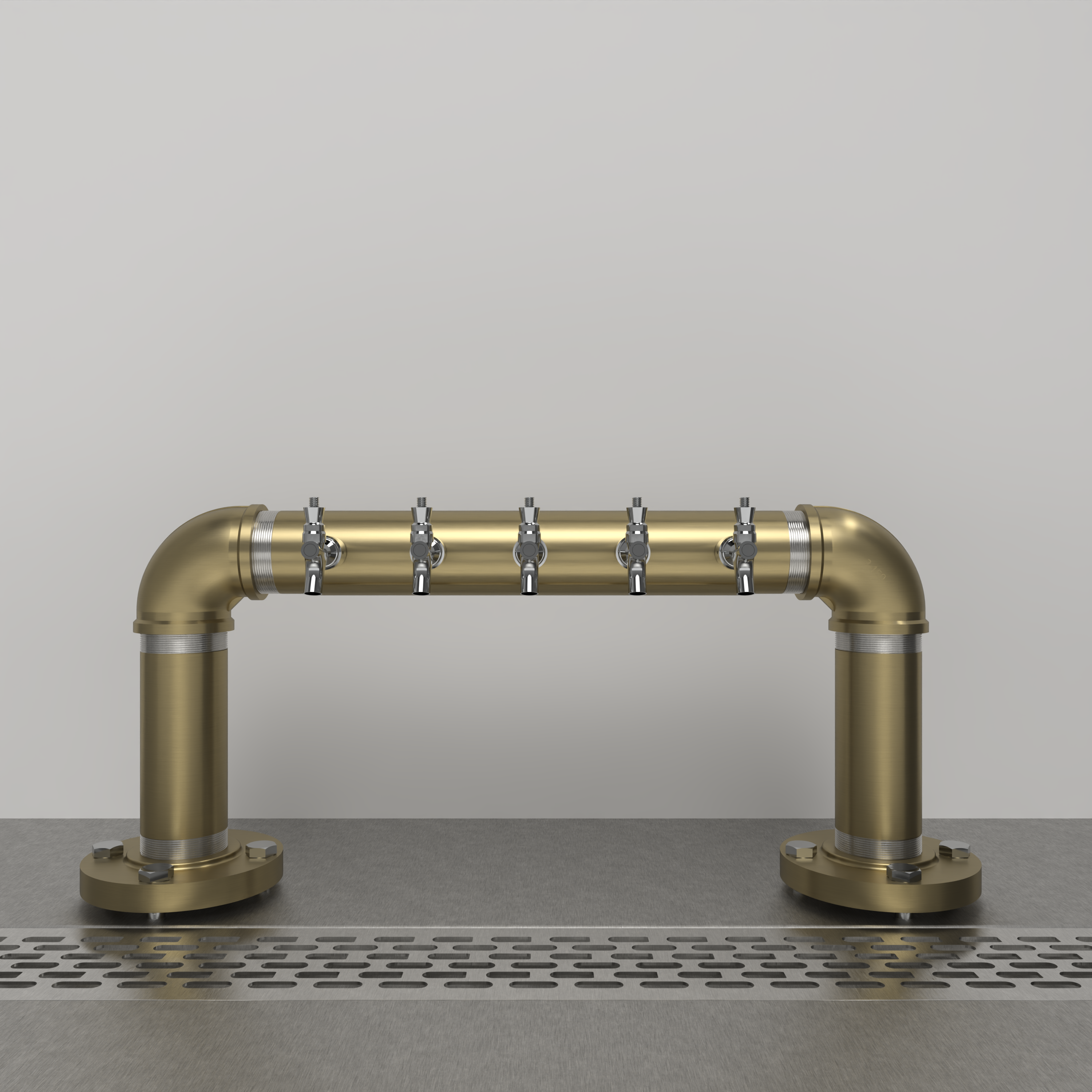 Rough Bridge 3in | Gold