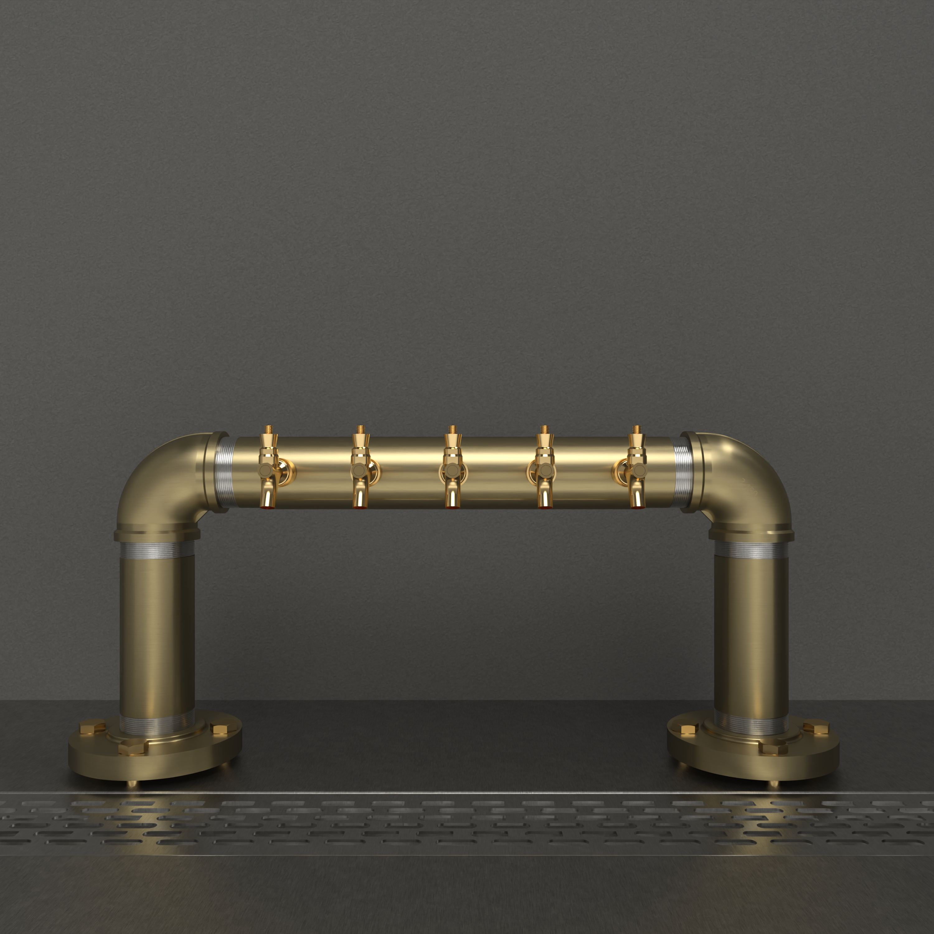 Rough Bridge 3in | Gold