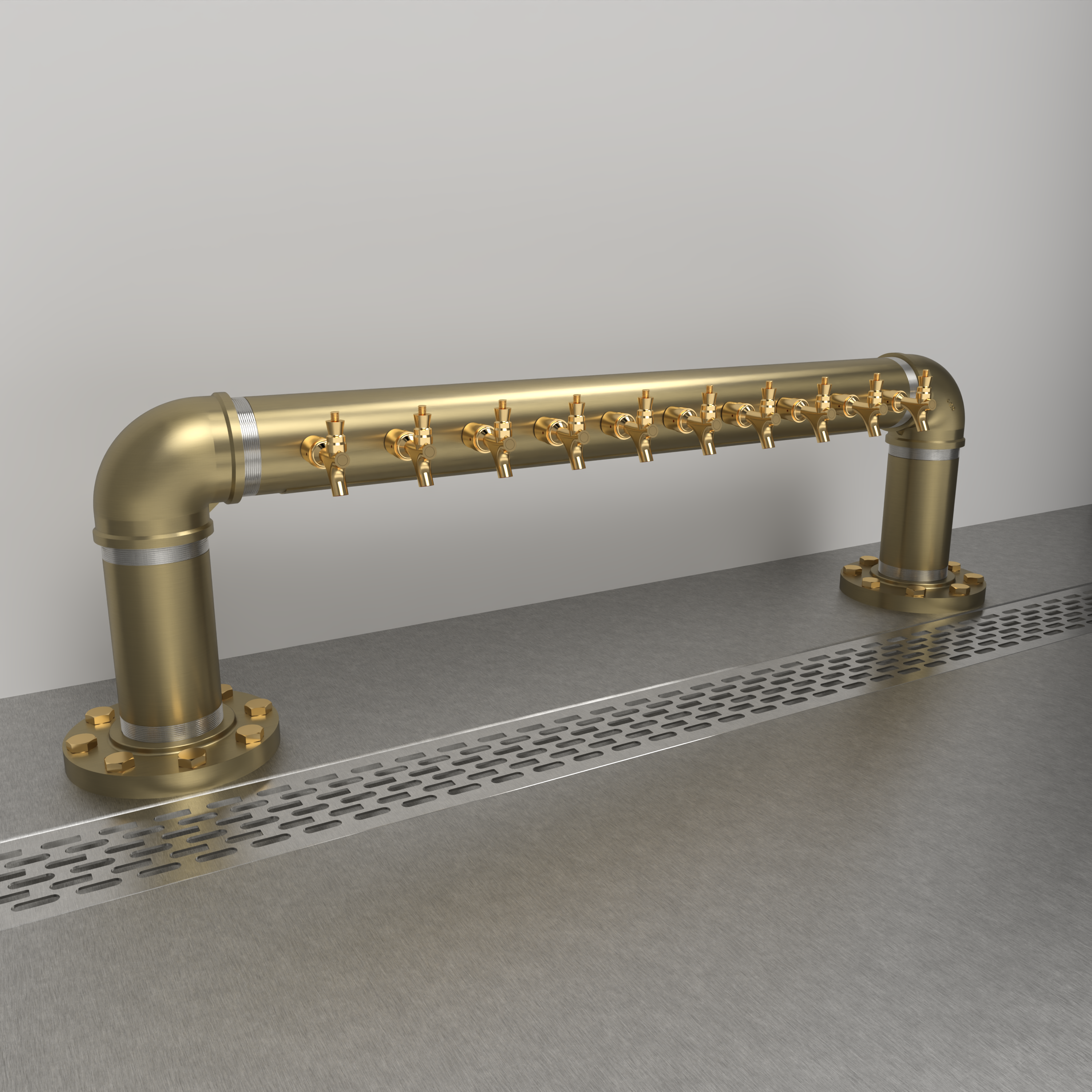 Rough Bridge 4in | Gold