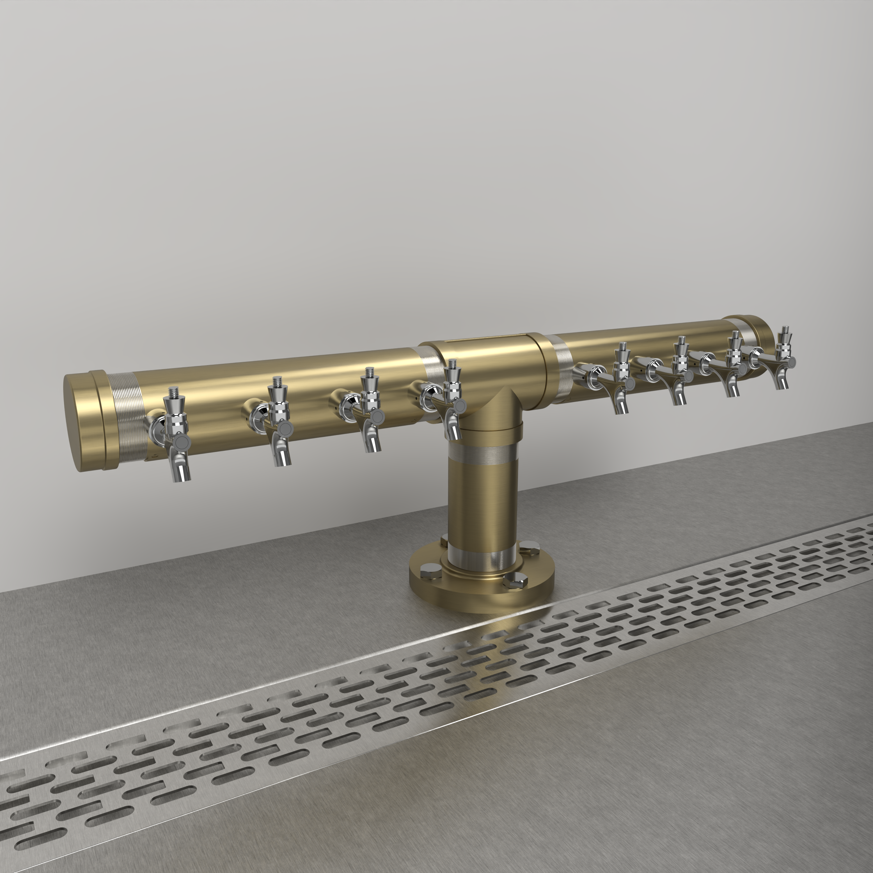 Rough Tee 3in | Gold