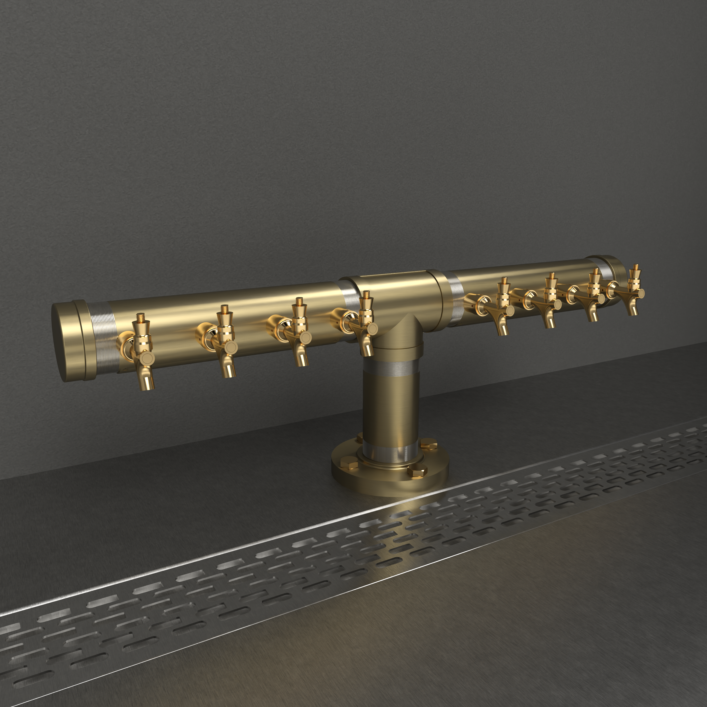 Rough Tee 3in | Gold