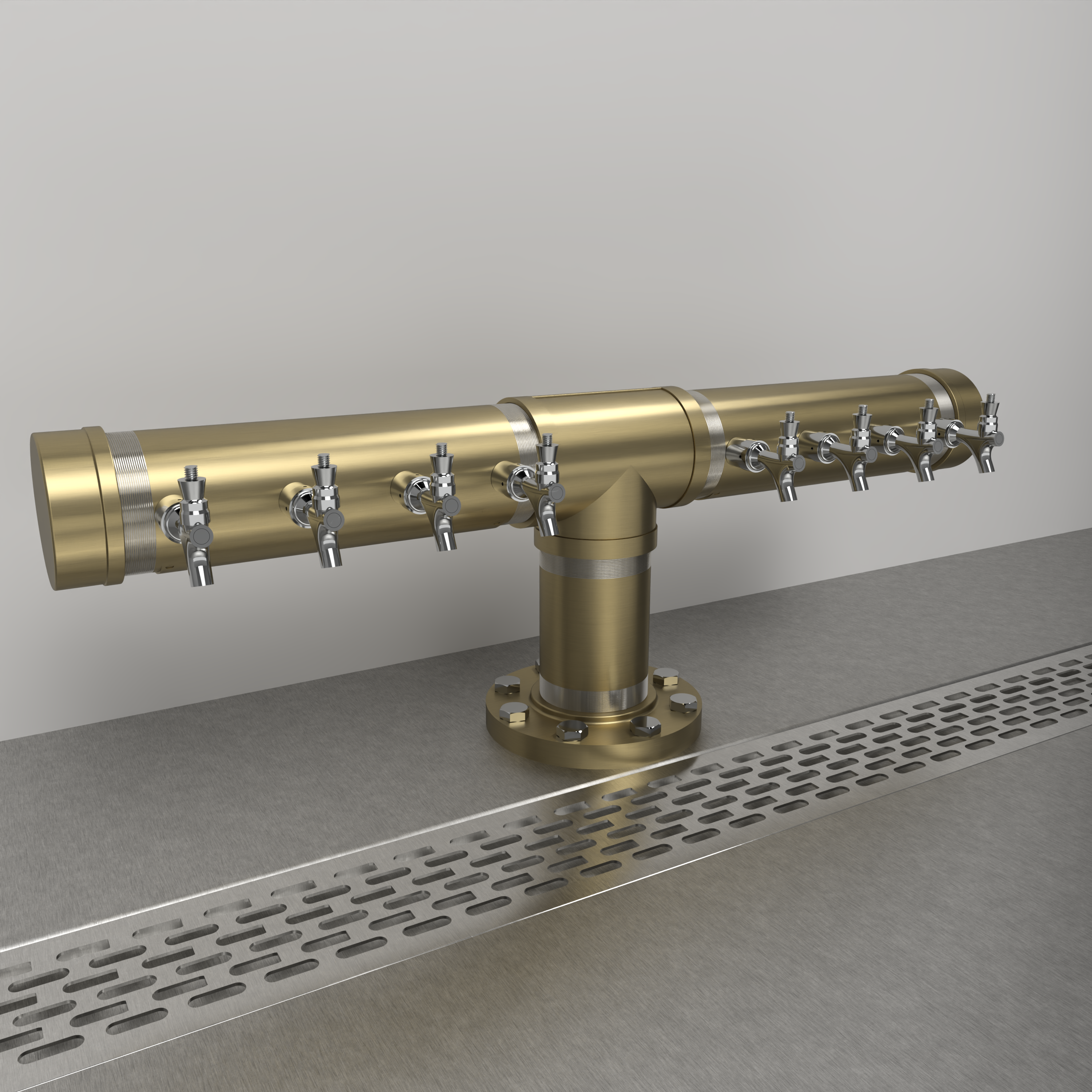 Rough Tee 4in | Gold