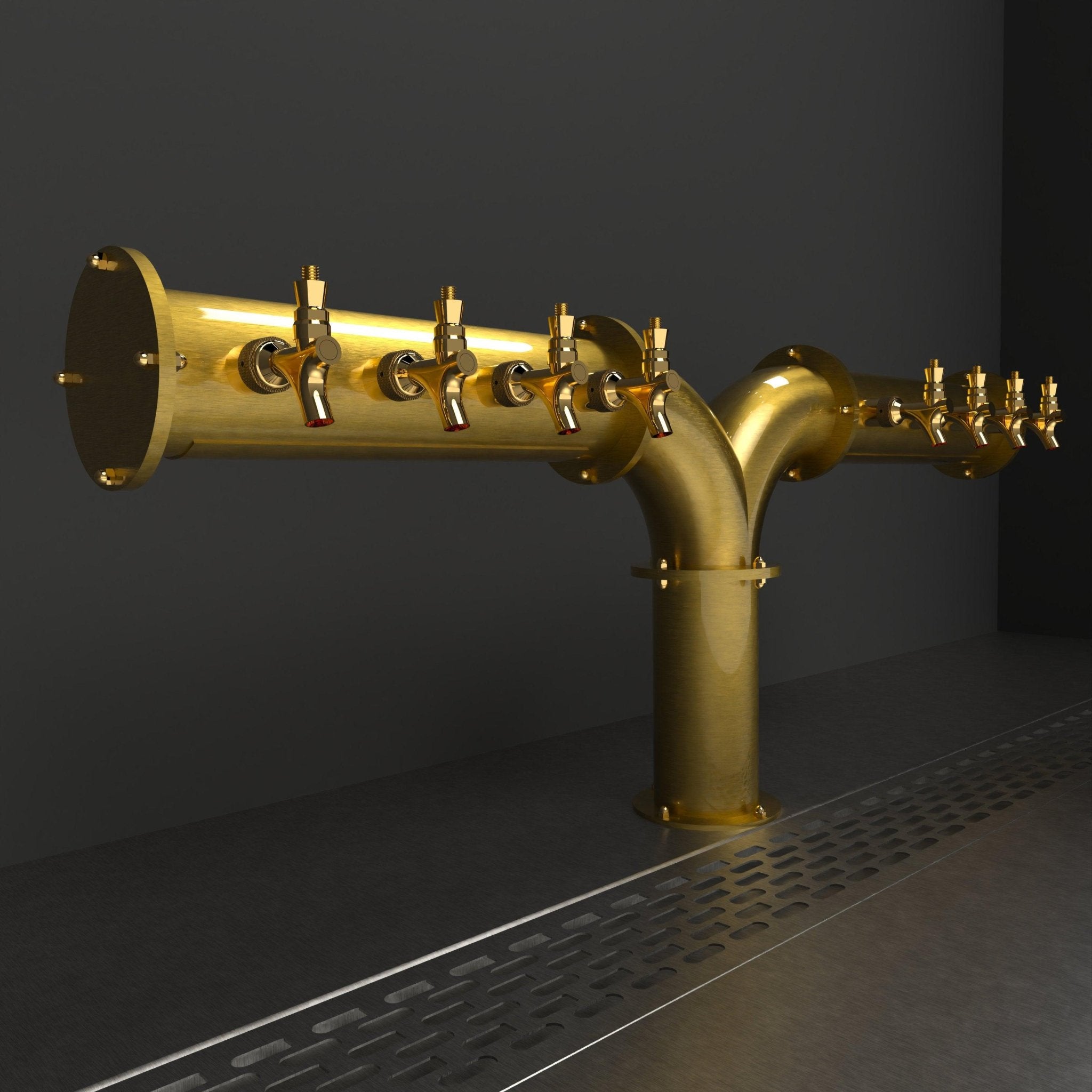 Aerial Arcadia Tee 4in | Gold