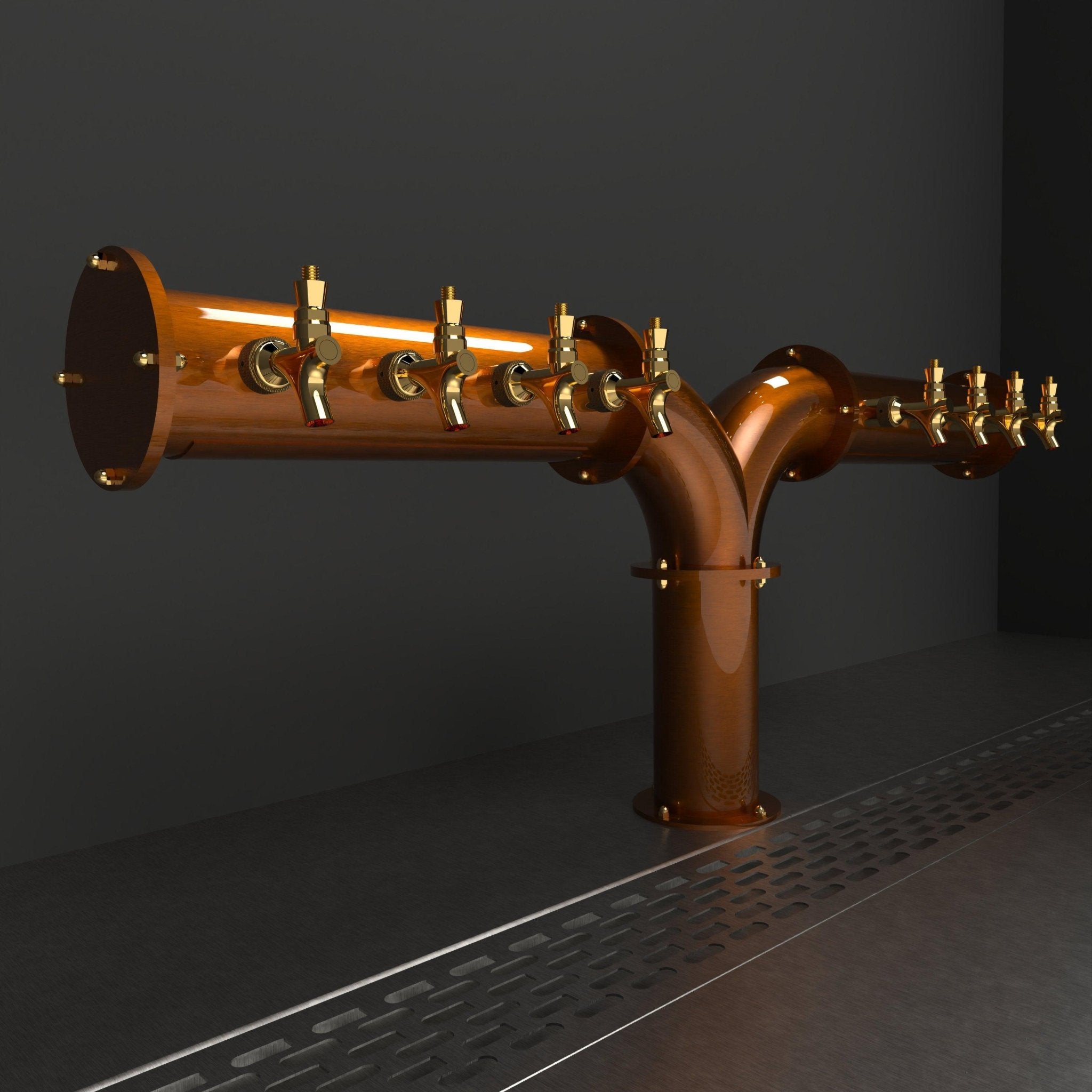 Aerial Arcadia Tee 4in | Candy Copper