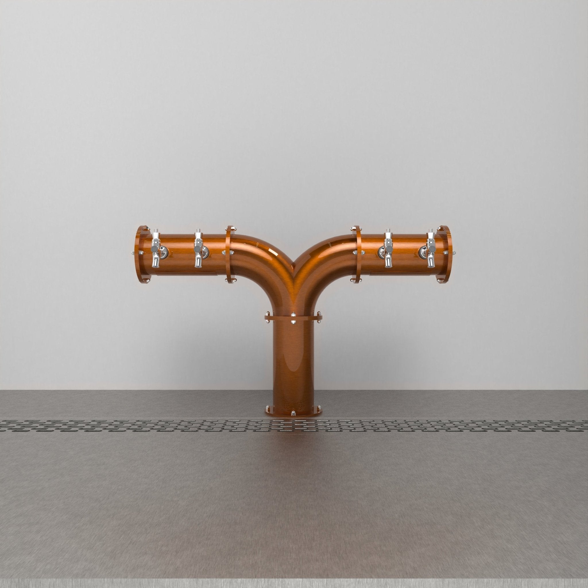 Aerial Arcadia Tee 4in | Candy Copper