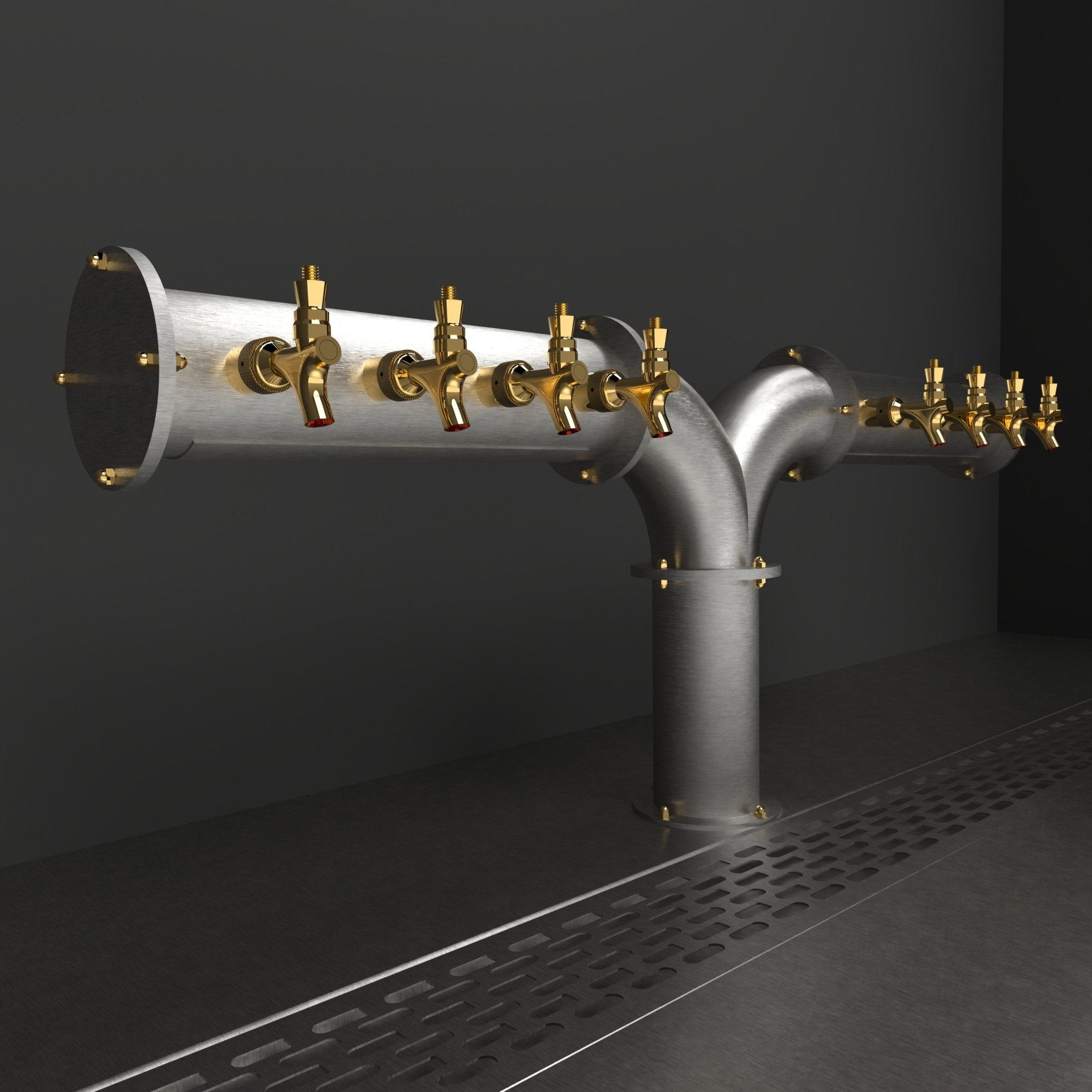 Aerial Arcadia Tee 4in | Brushed