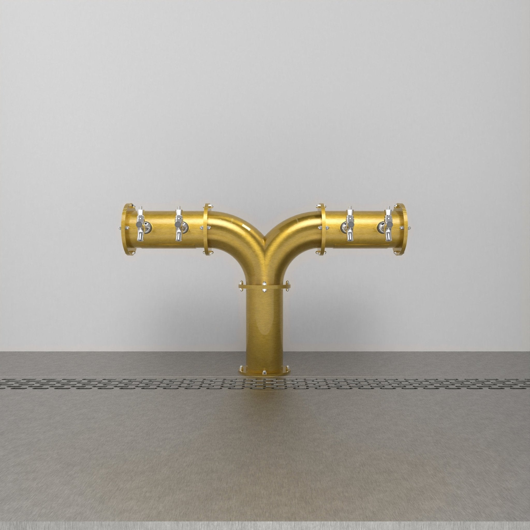 Aerial Arcadia Tee 4in | Gold