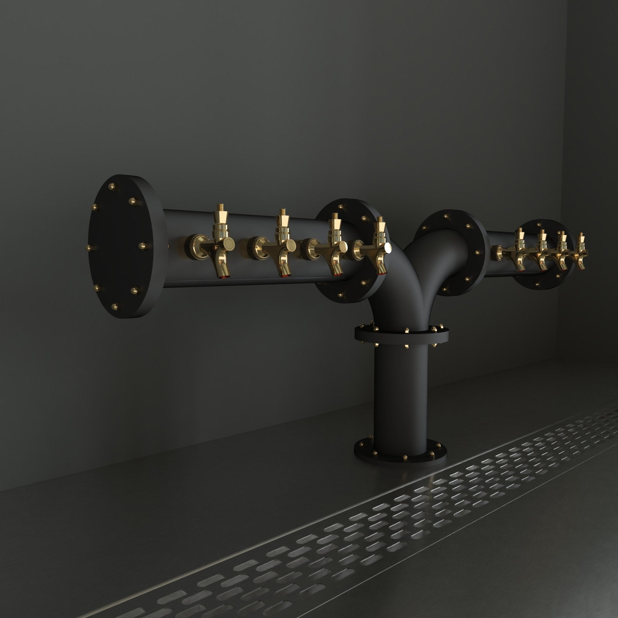 Aerial Odyssey Tee 4in | Matte Black