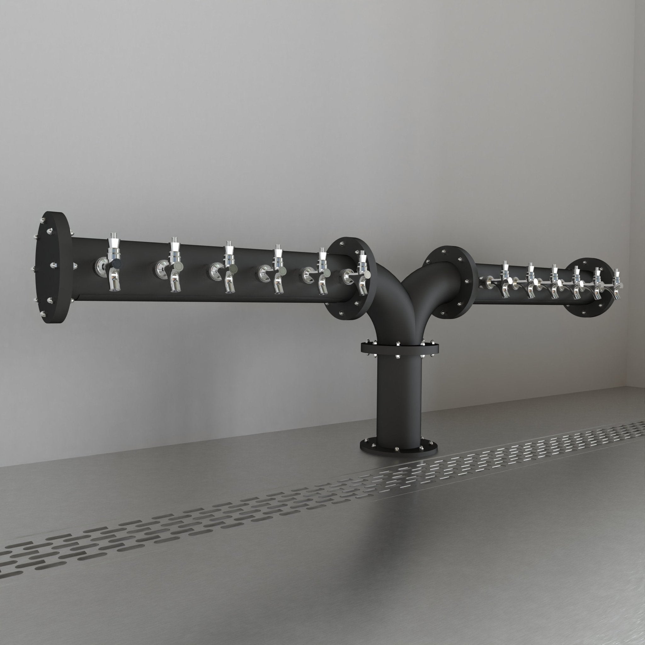 Aerial Odyssey Tee 4in | Matte Black