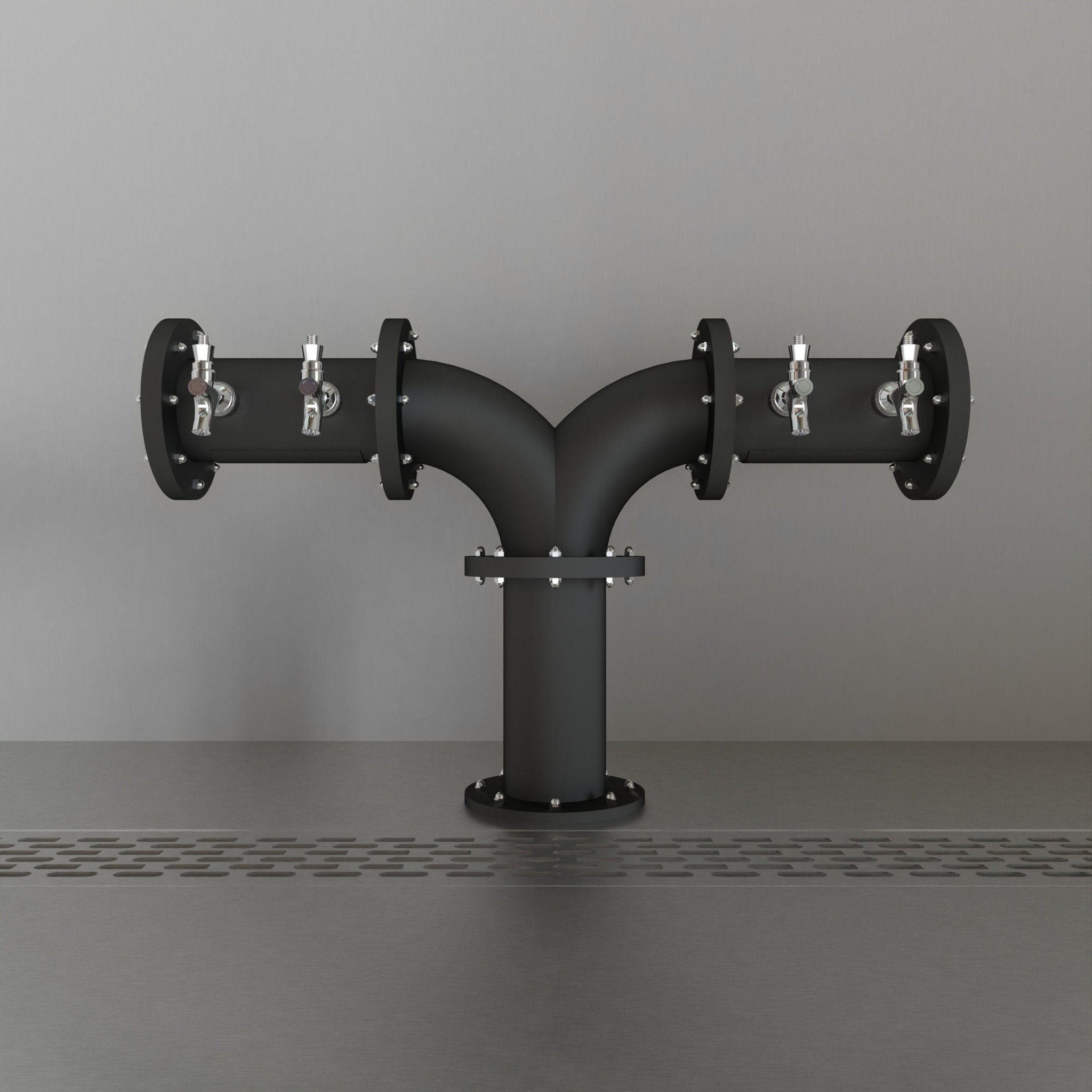 Aerial Odyssey Tee 4in | Matte Black