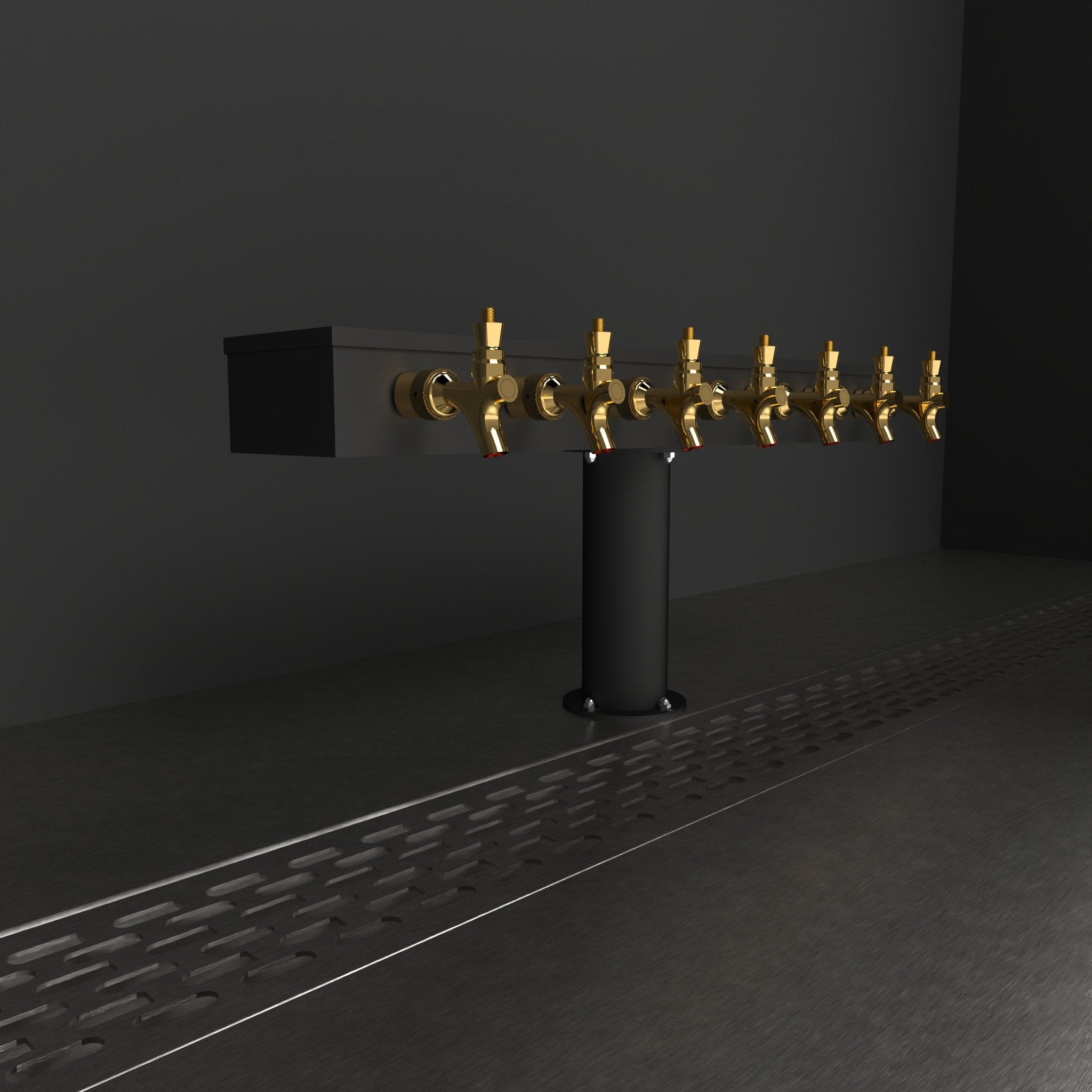 American Tee 3in | Matte Black