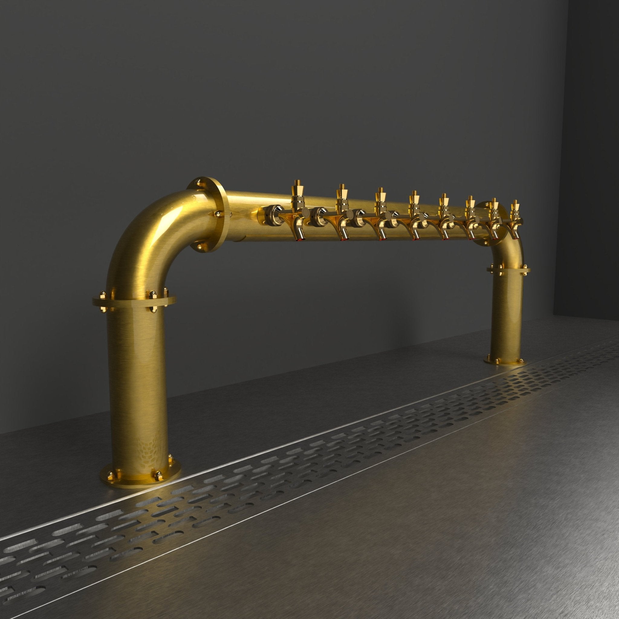 Arcadia Bridge 3in | Gold