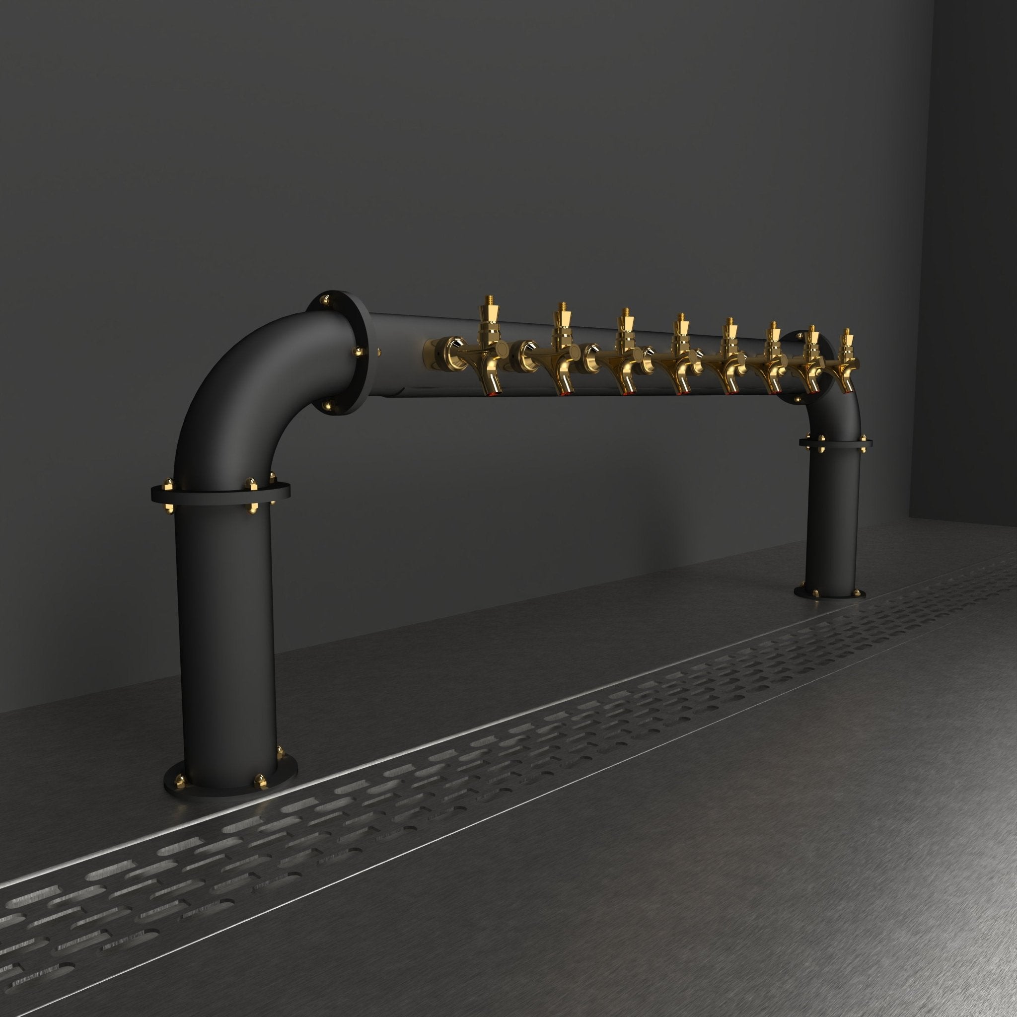 Arcadia Bridge 3in | Matte Black