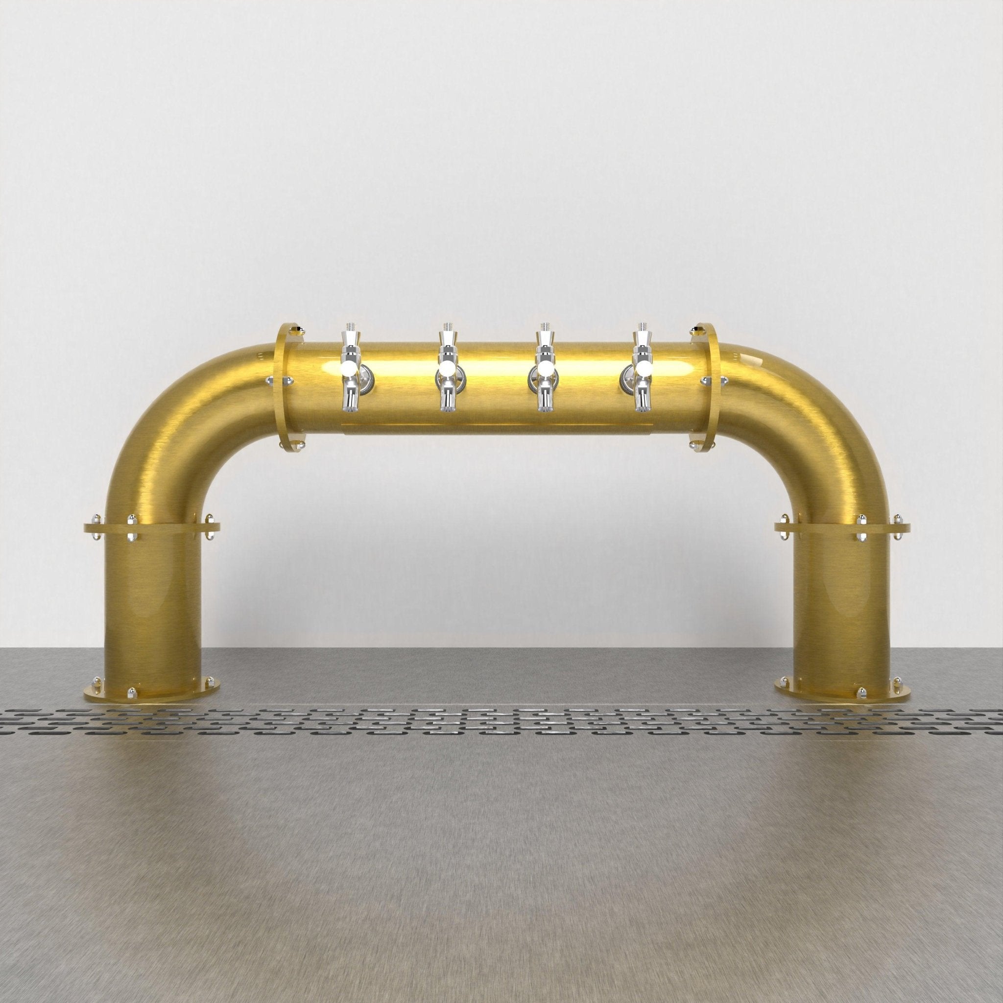 Arcadia Bridge 4in | Gold