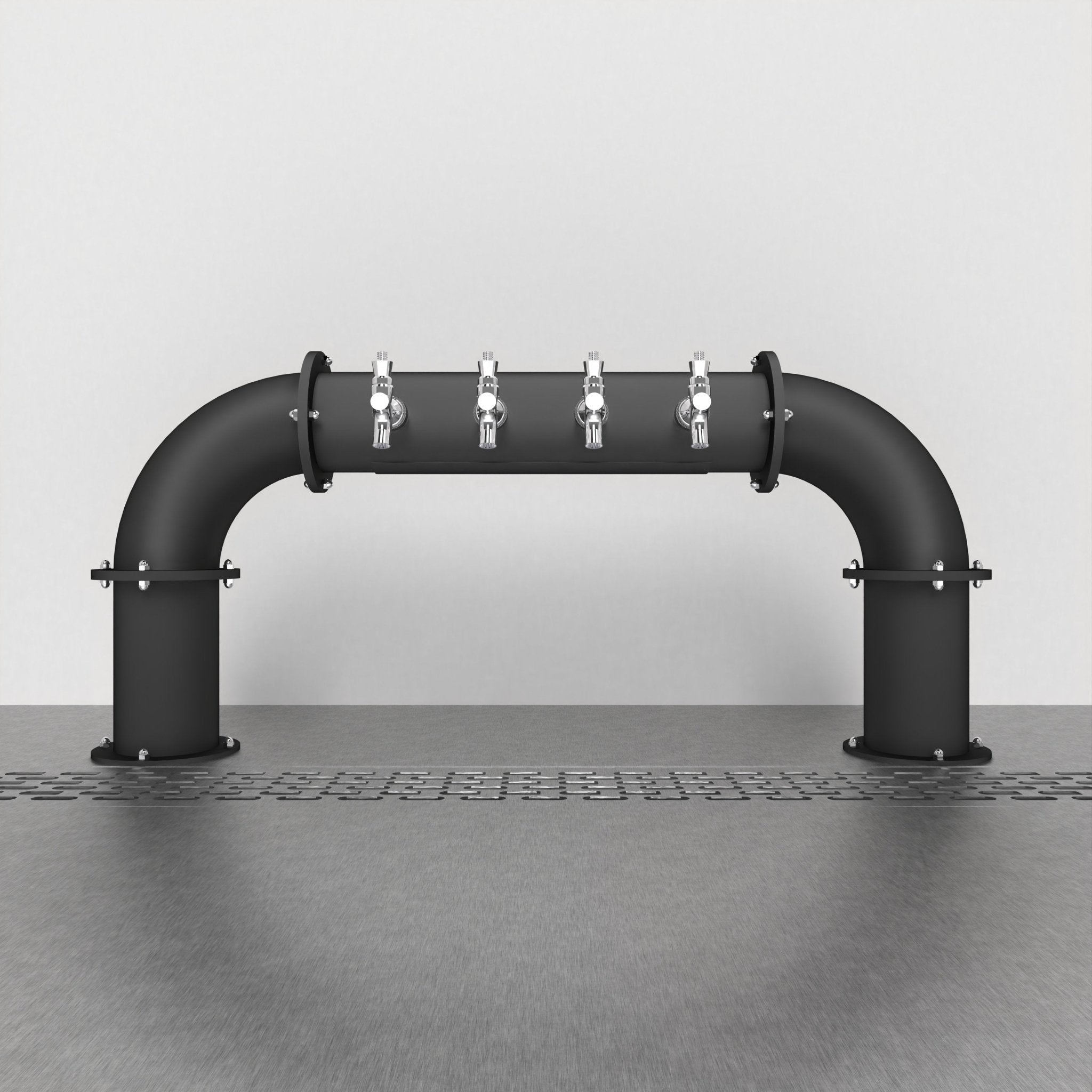 Arcadia Bridge 4in | Matte Black