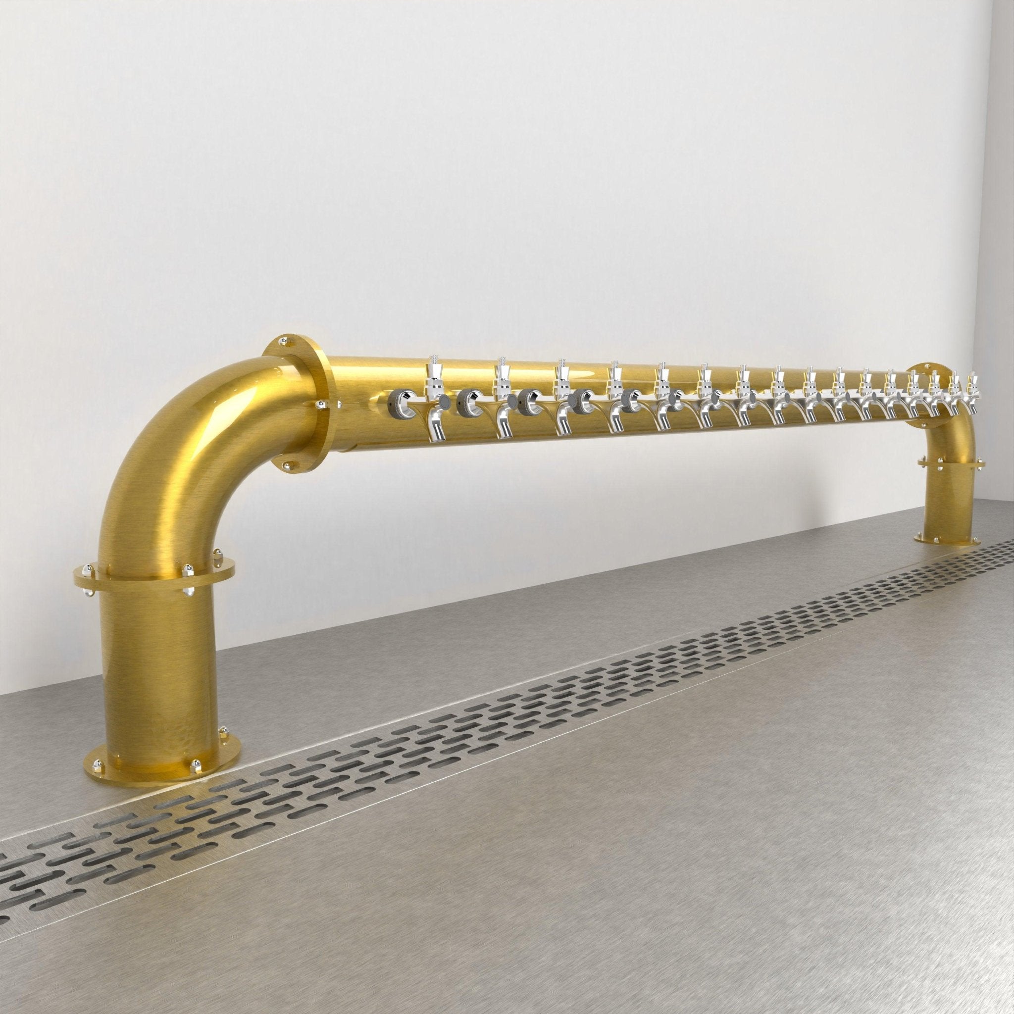 Arcadia Bridge 4in | Gold