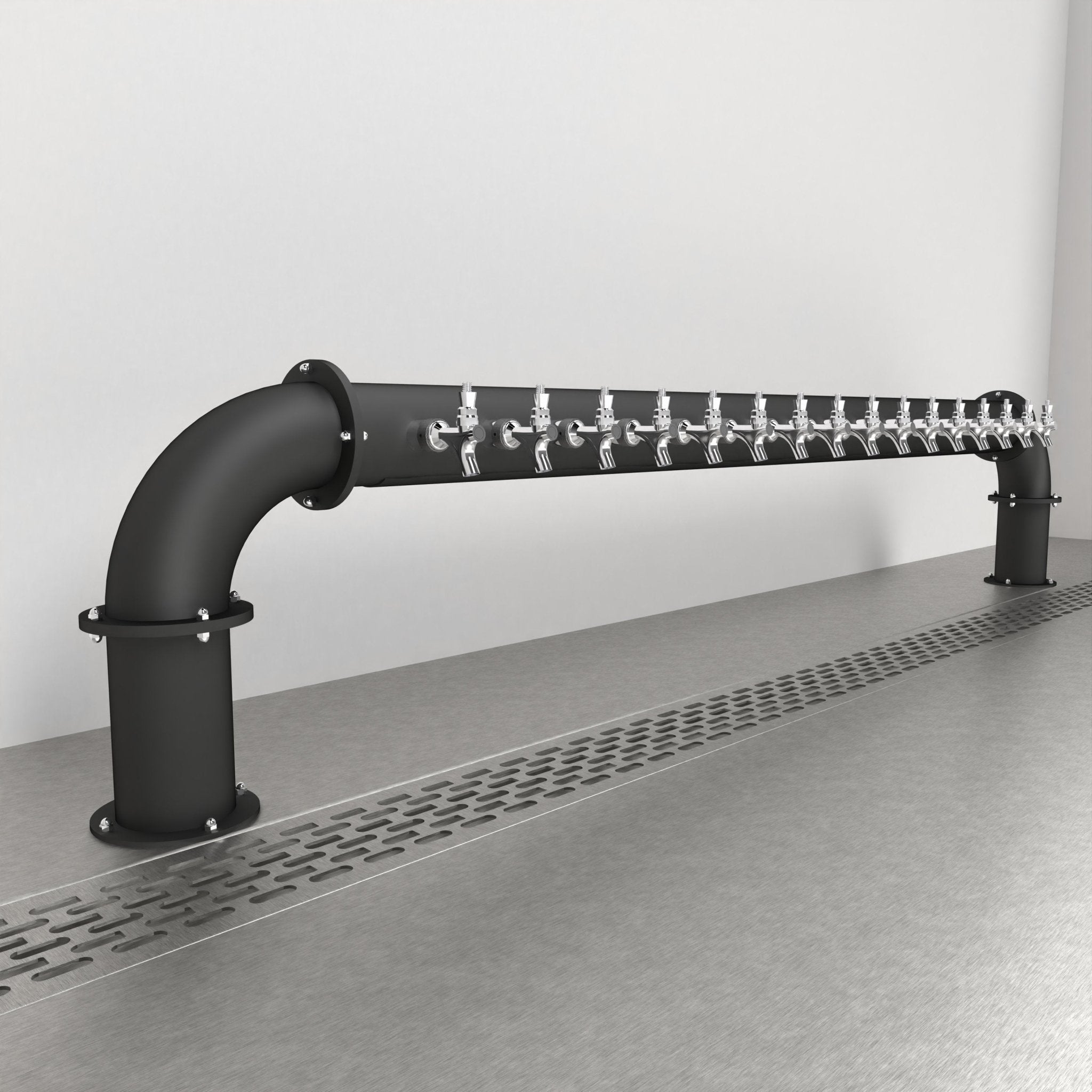 Arcadia Bridge 4in | Matte Black