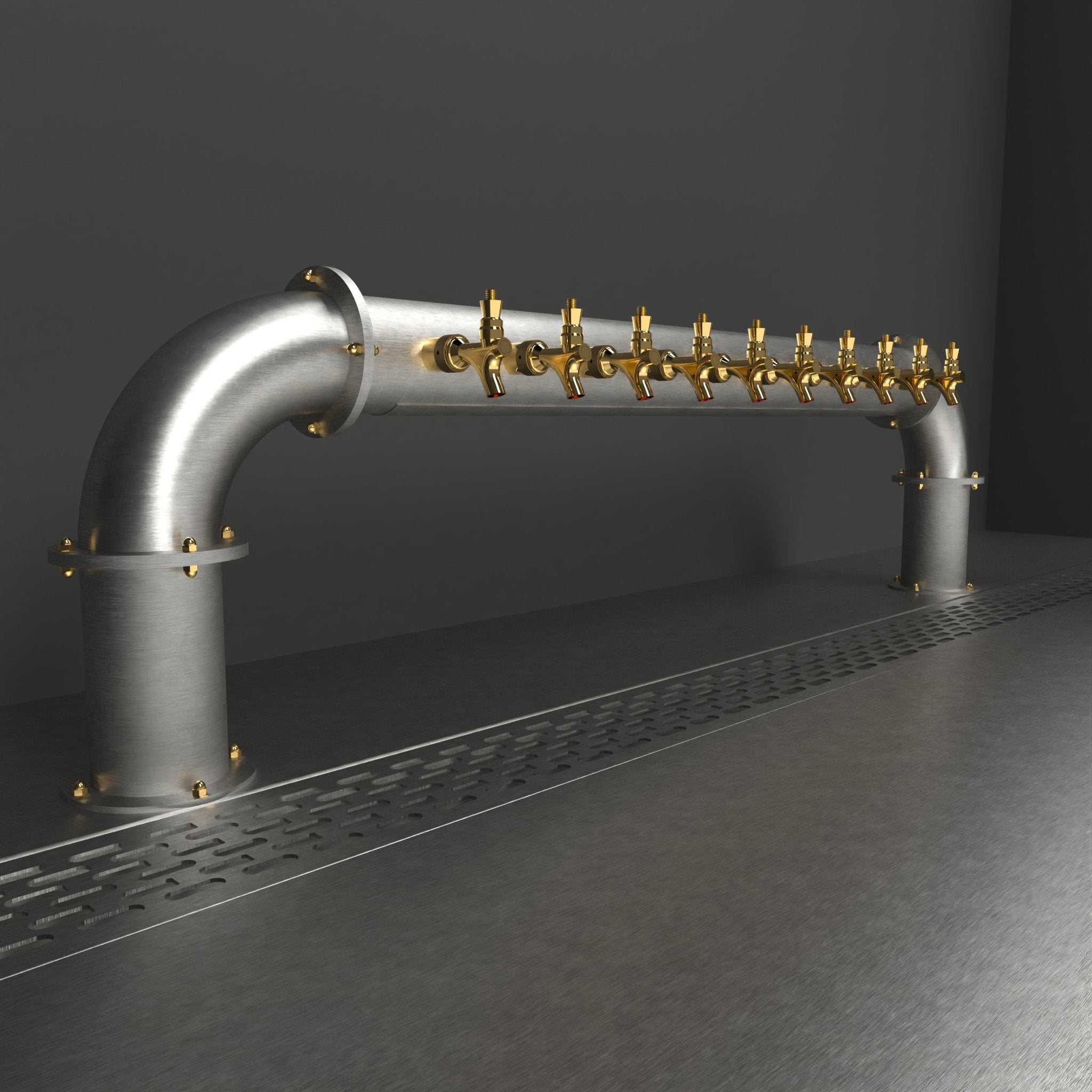 Arcadia Bridge 4in | Brushed