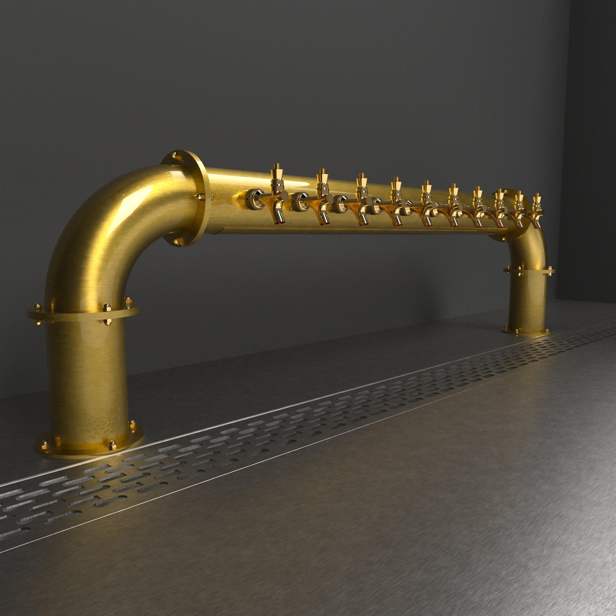 Arcadia Bridge 4in | Gold