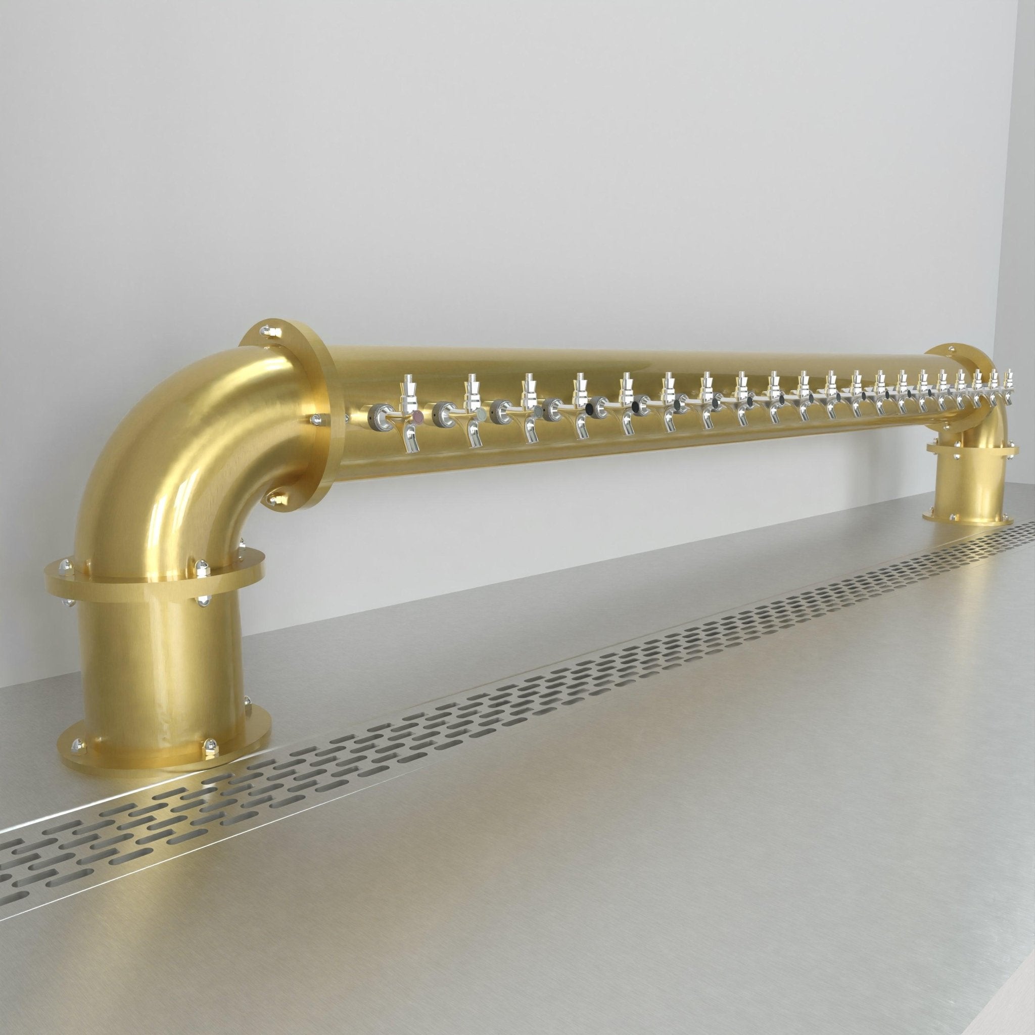 Arcadia Bridge 6in  | Gold