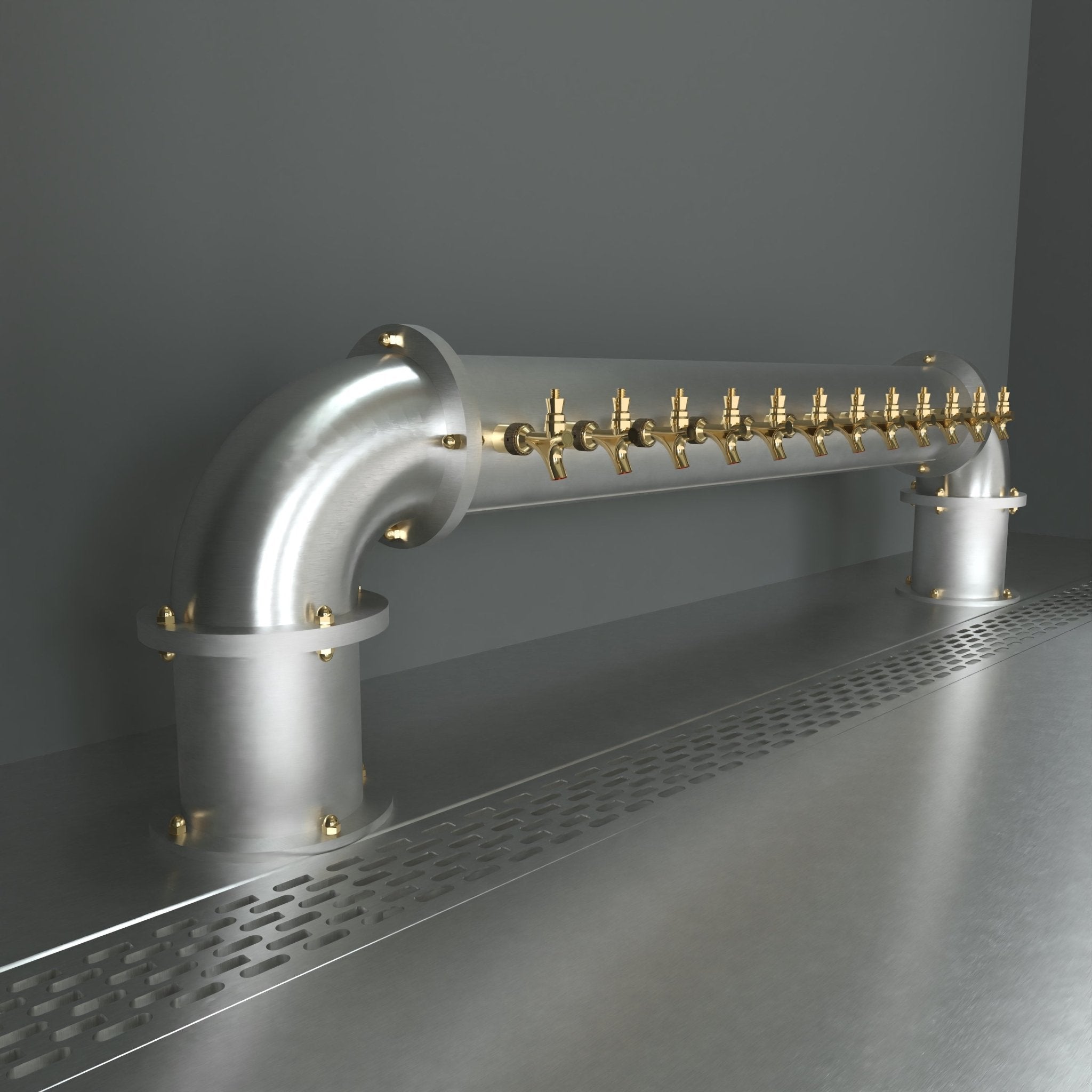 Arcadia Bridge 6in  | Brushed