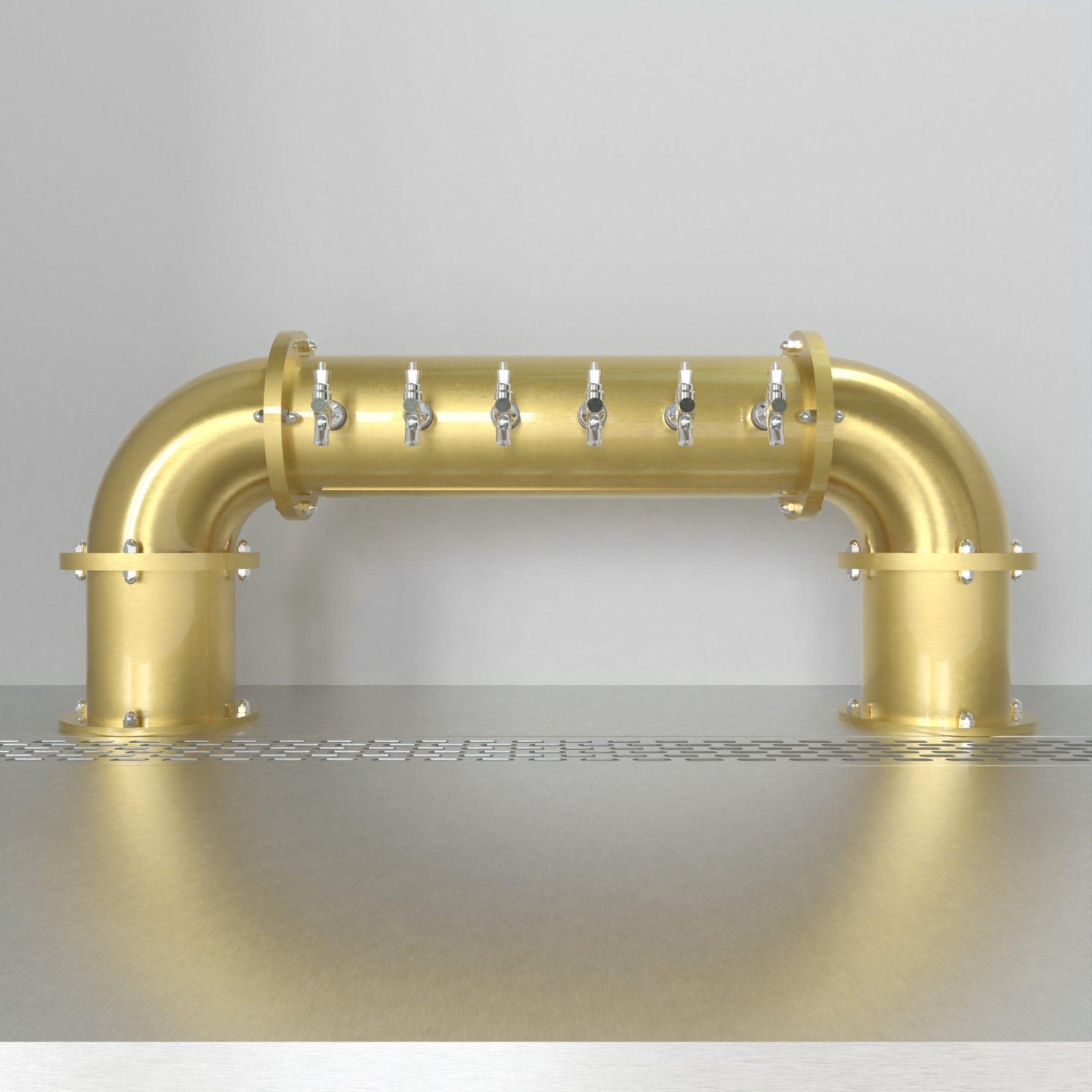 Arcadia Bridge 6in  | Gold