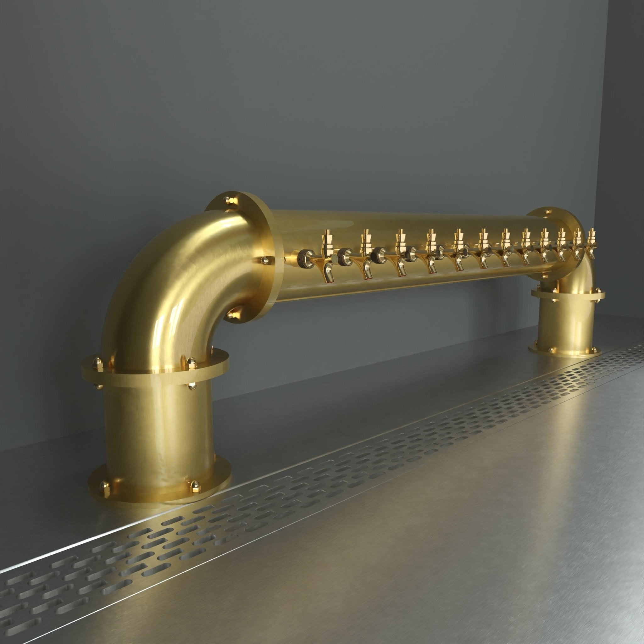 Arcadia Bridge 6in  | Gold