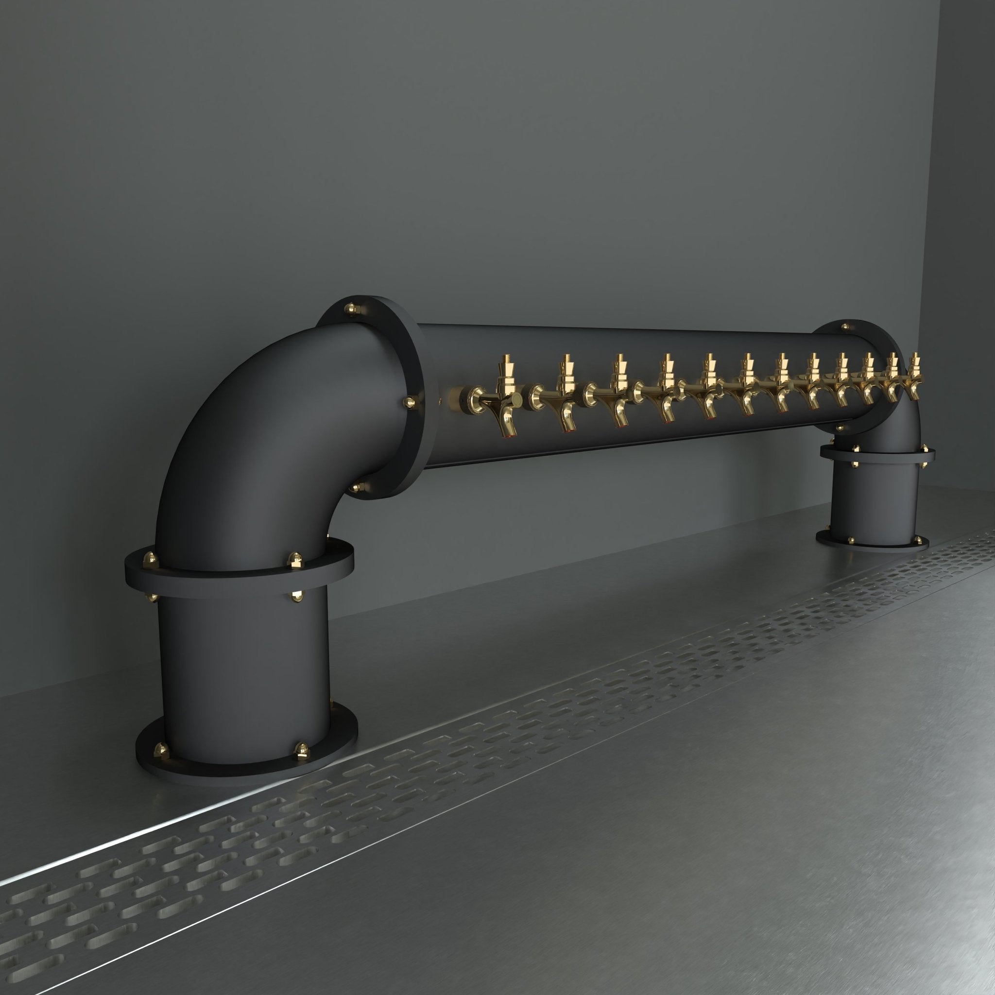 Arcadia Bridge 6in  | Matte Black