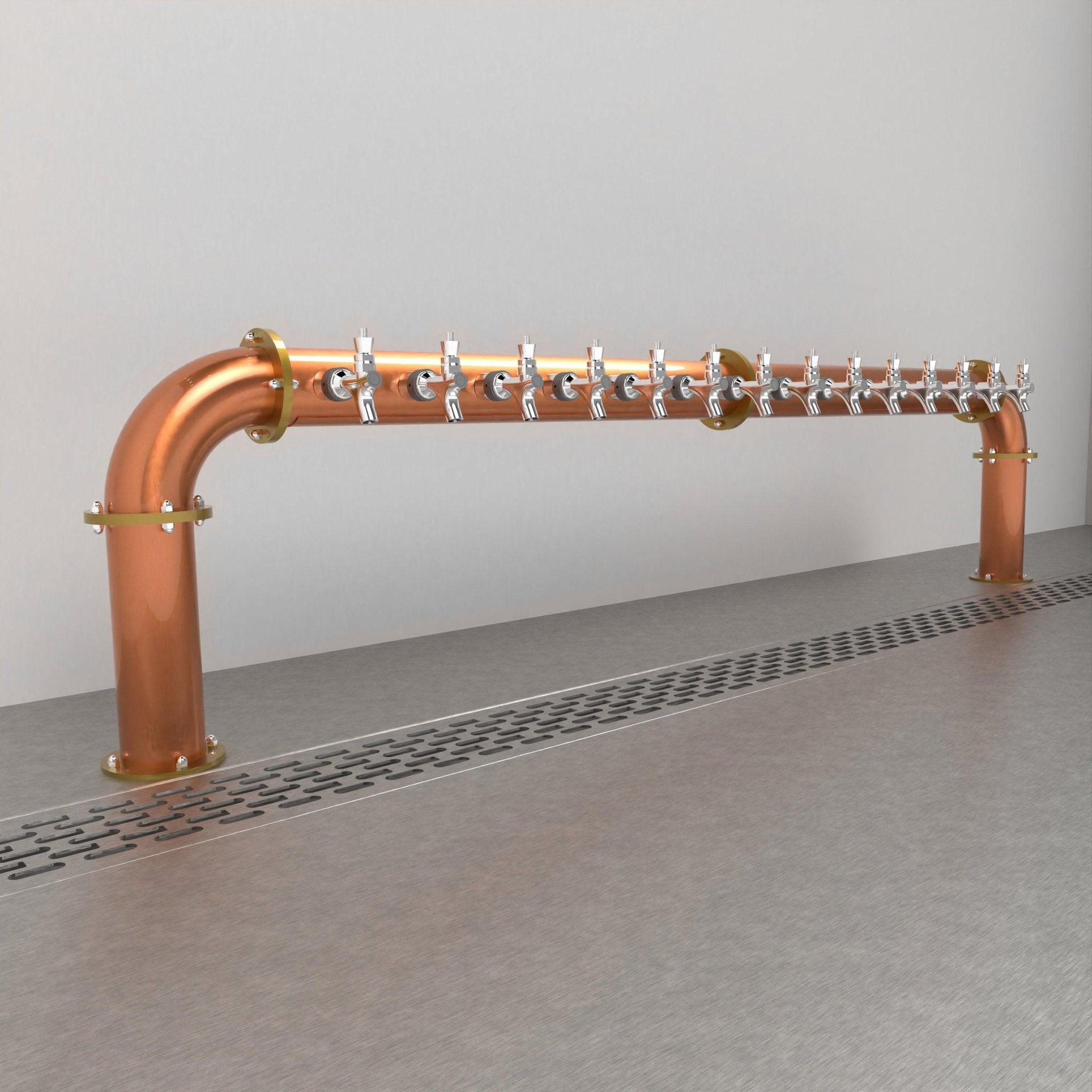 Arcadia Bridge Copper 3in | Brushed