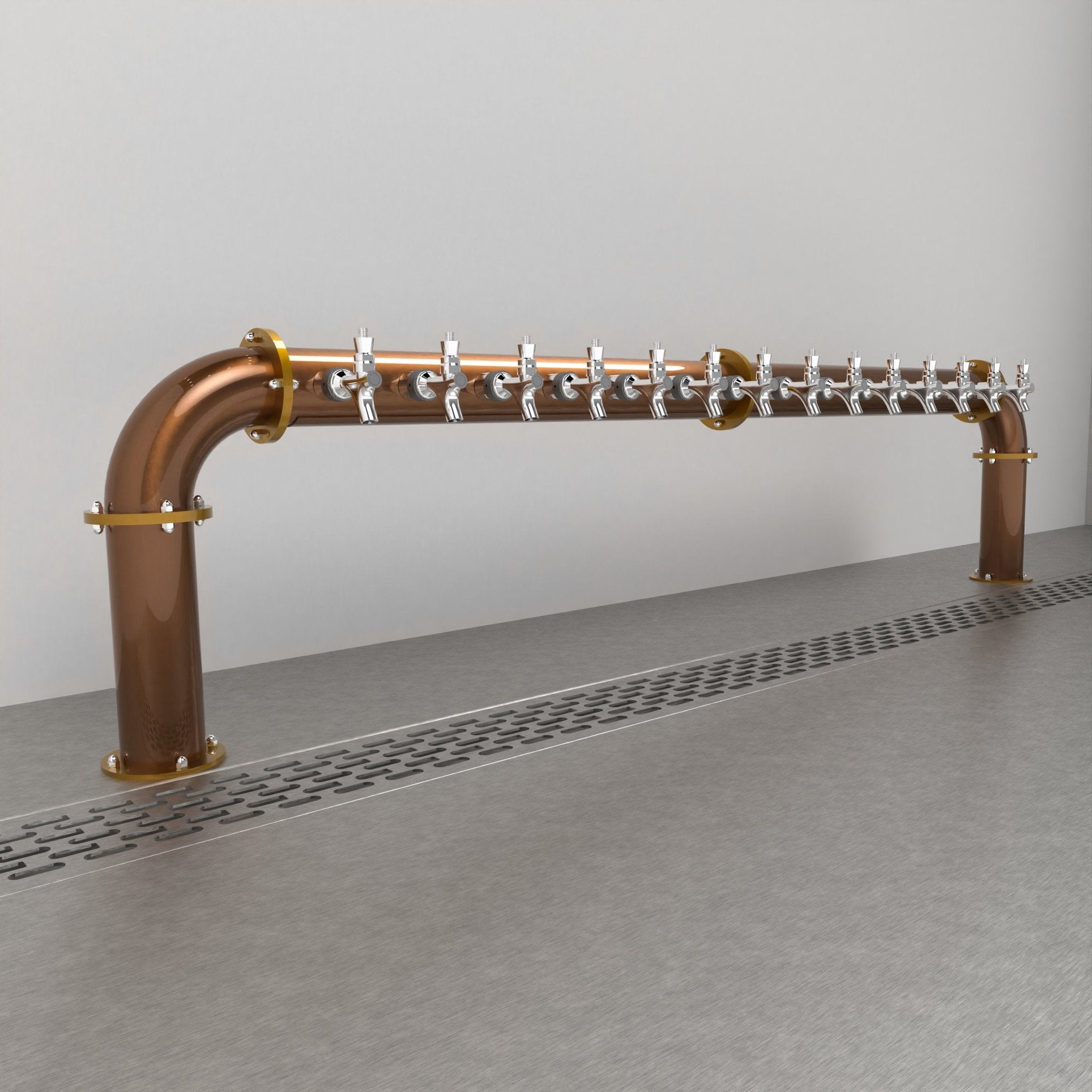 Arcadia Bridge Copper 3in | Antique