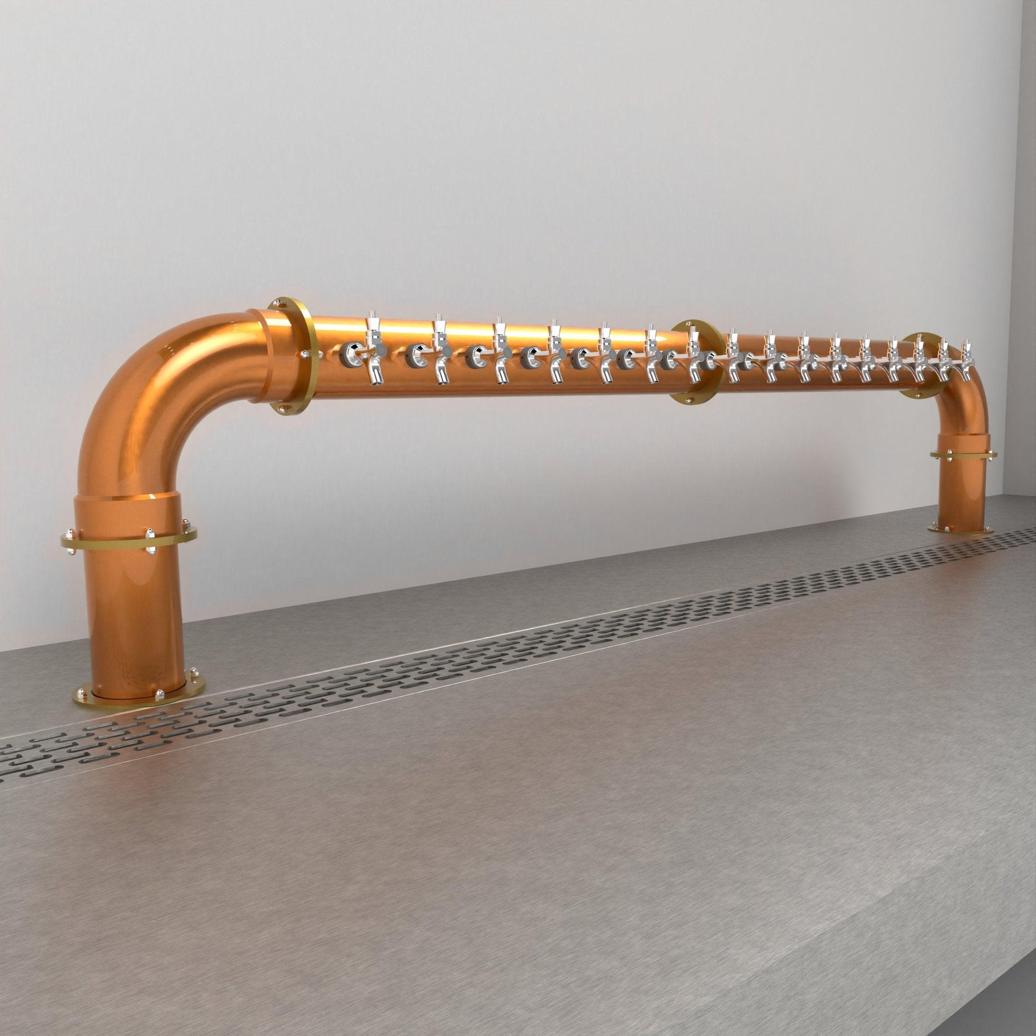 Arcadia Bridge Copper 4in | Brushed