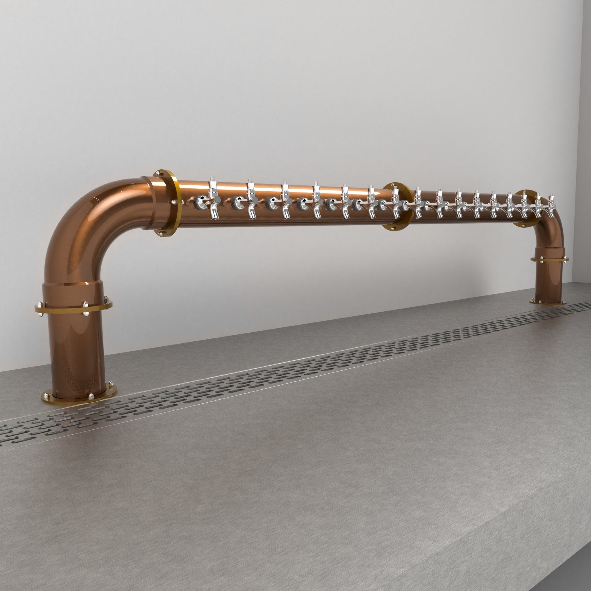 Arcadia Bridge Copper 4in | Antique