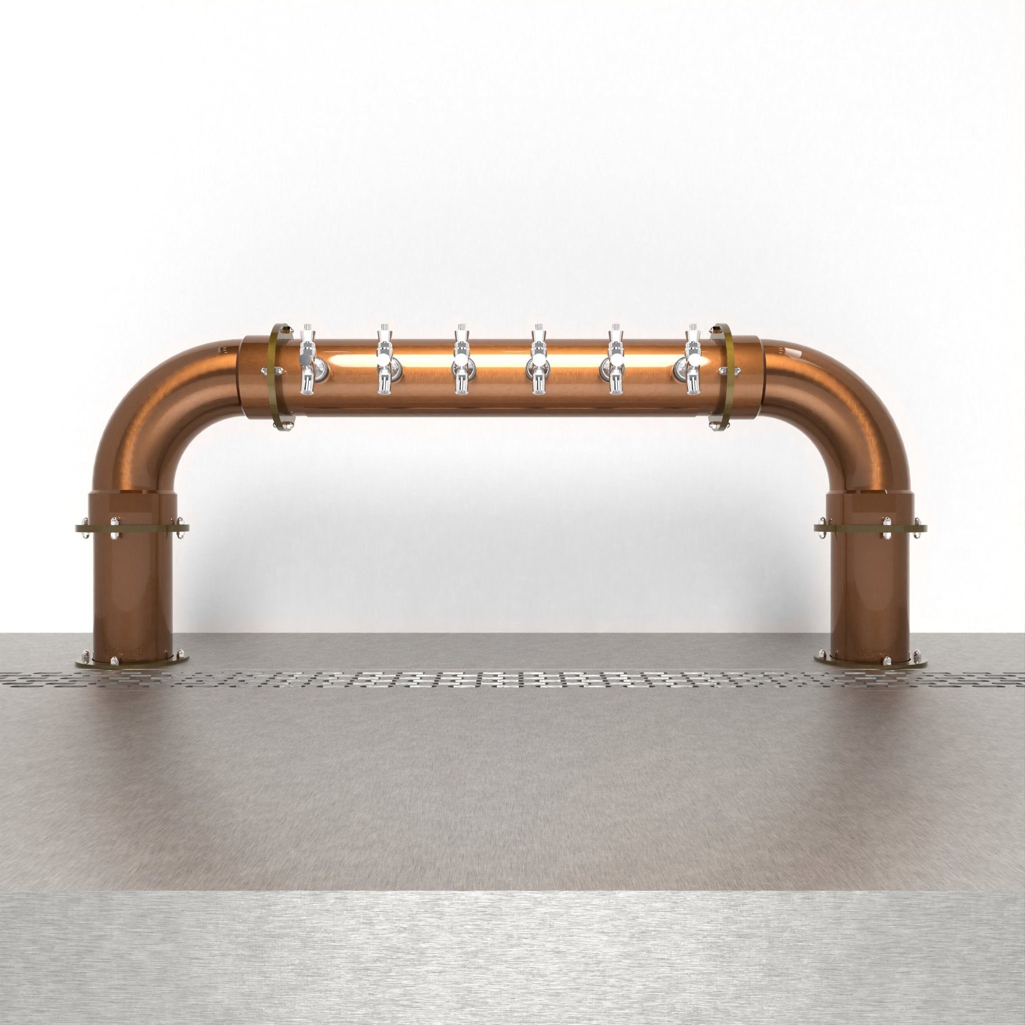 Arcadia Bridge Copper 4in | Antique