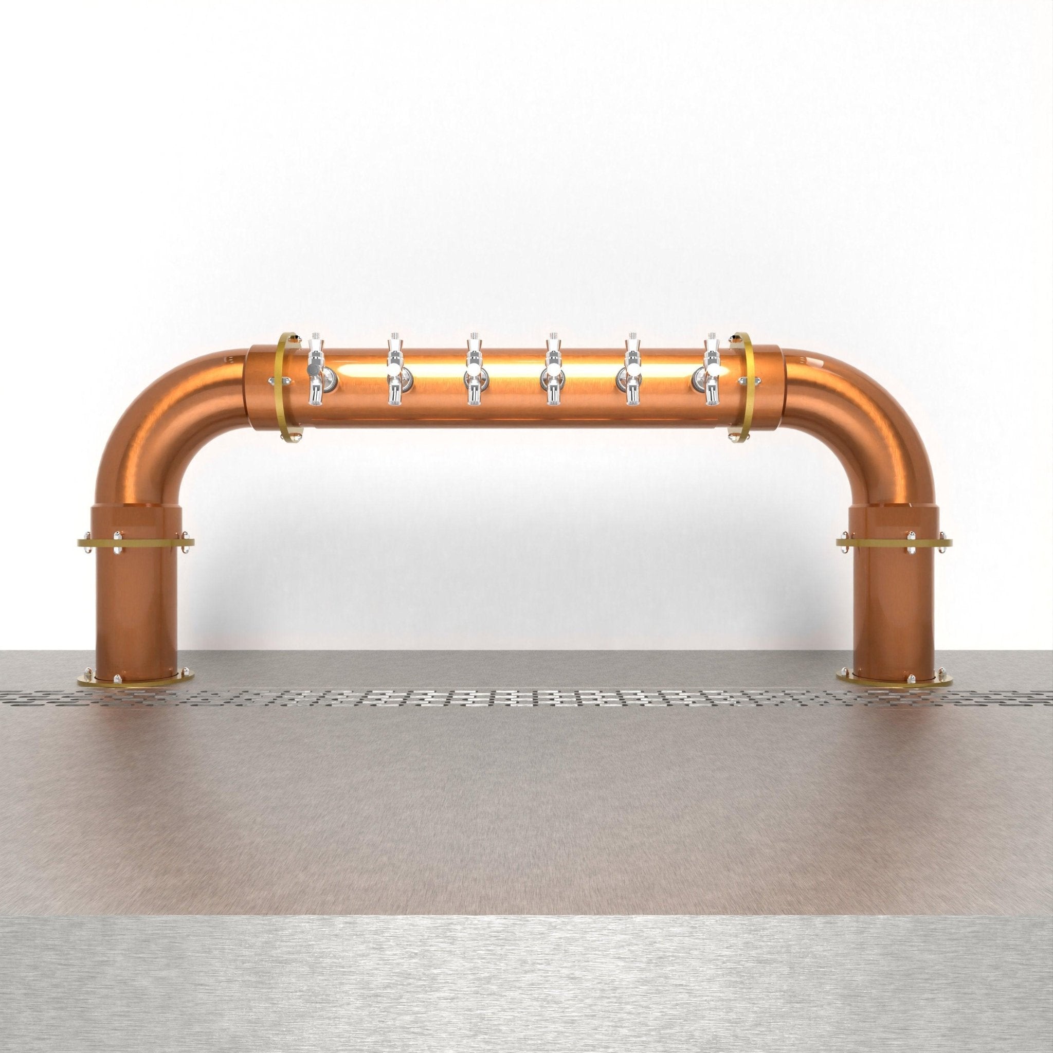 Arcadia Bridge Copper 4in | Brushed