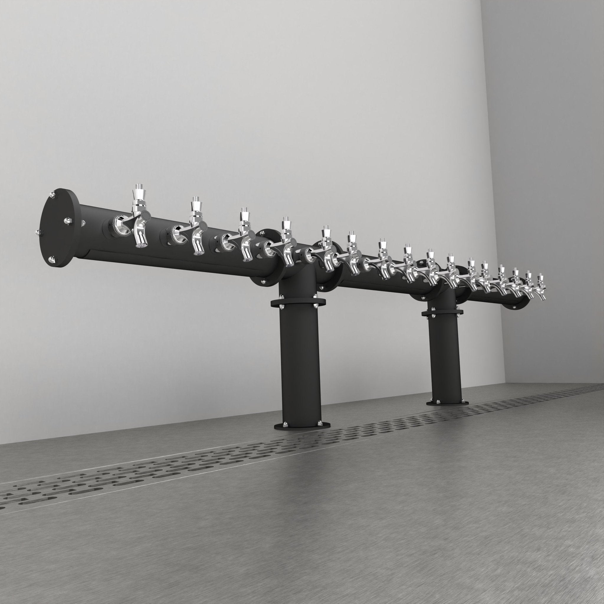 Arcadia Double Tee 3in | Matte Black