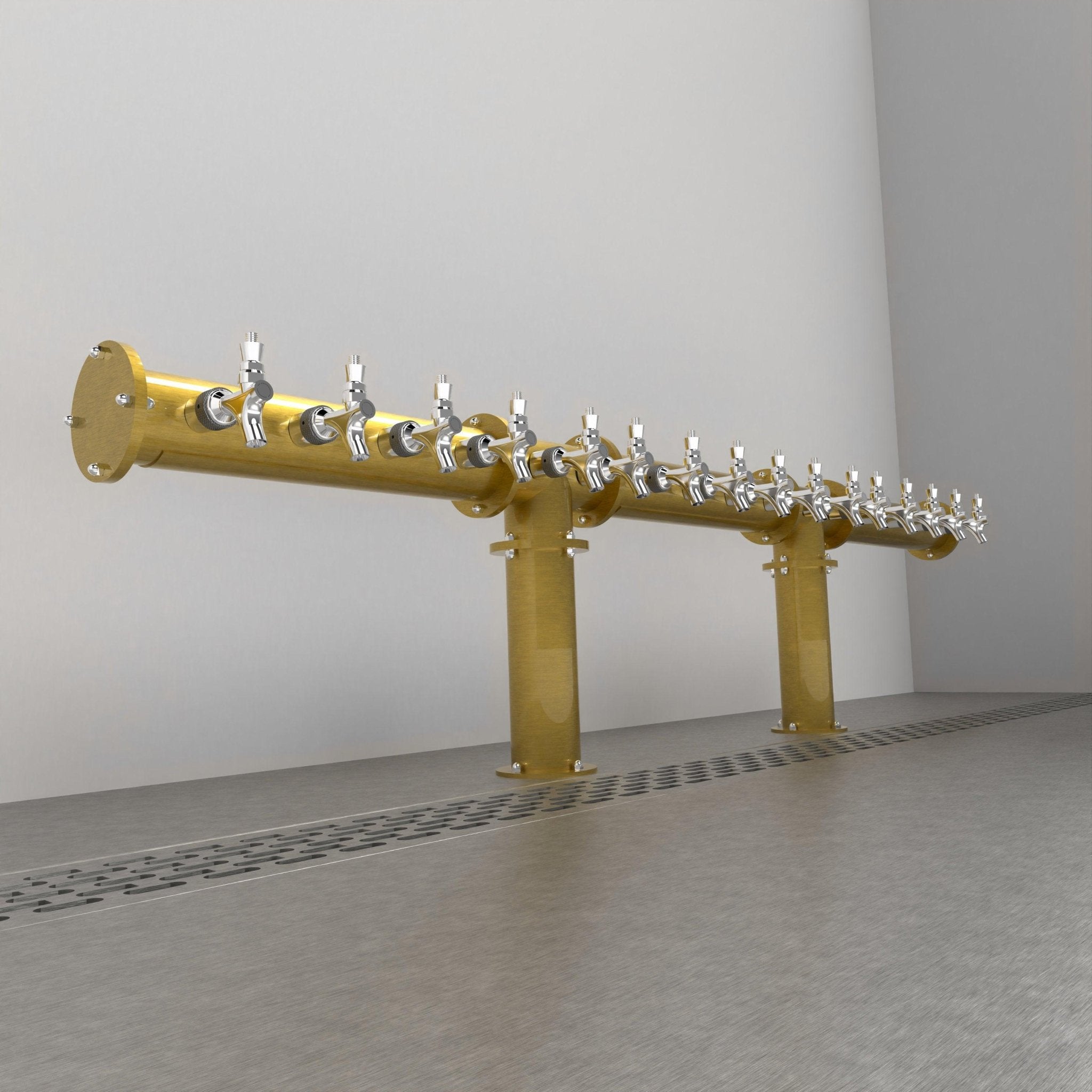 Arcadia Double Tee 3in | Gold