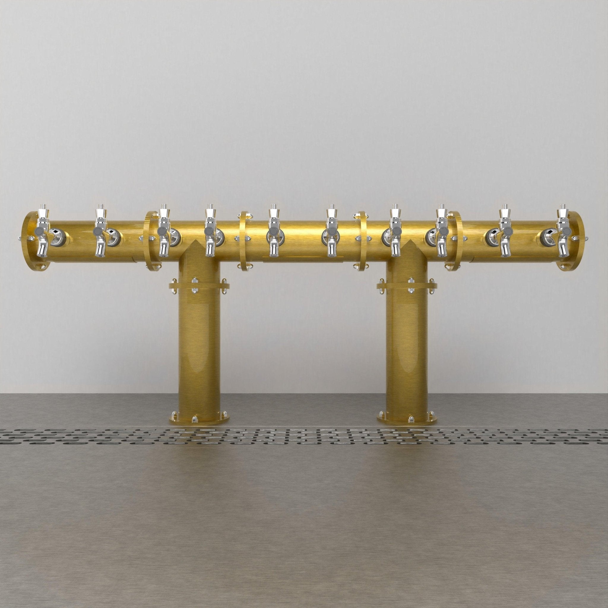 Arcadia Double Tee 3in | Gold