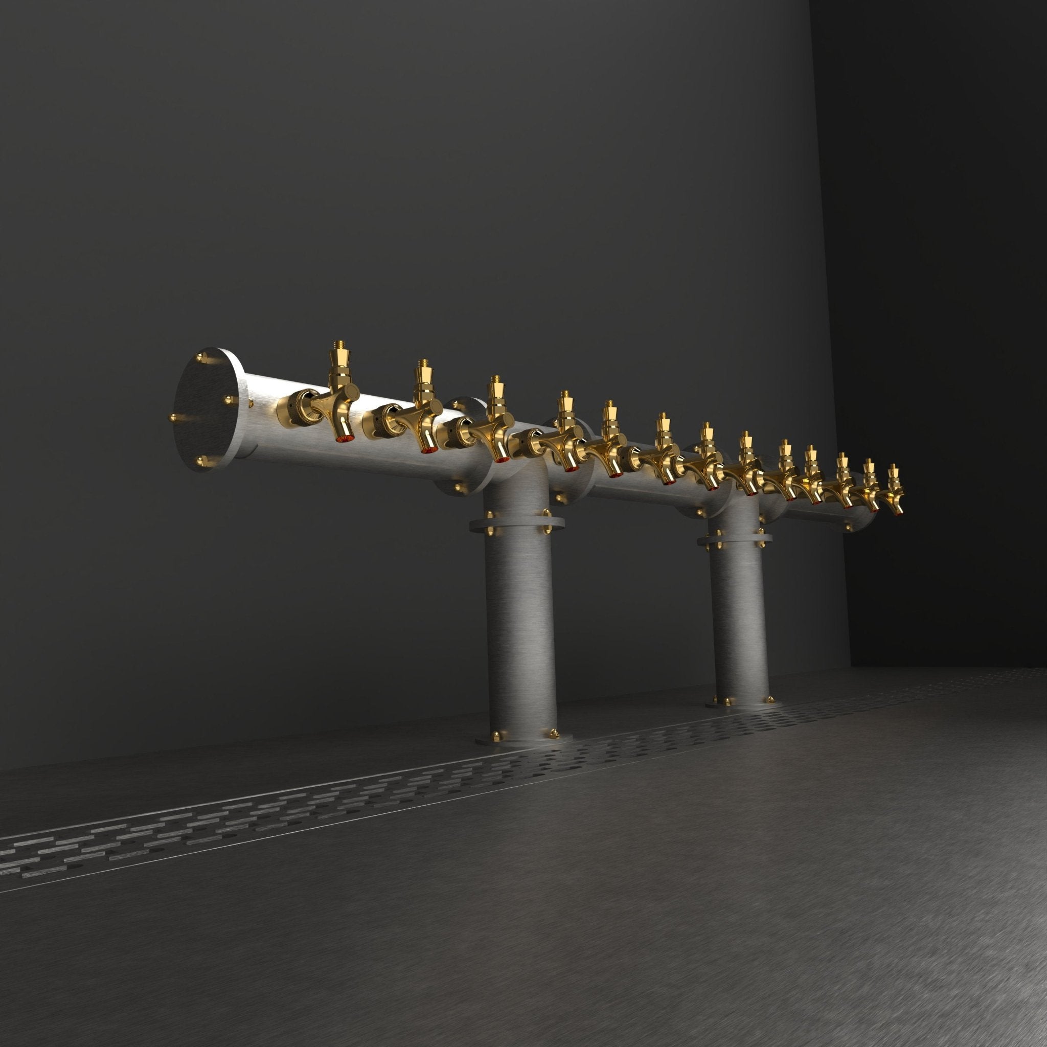 Arcadia Double Tee 3in | Brushed