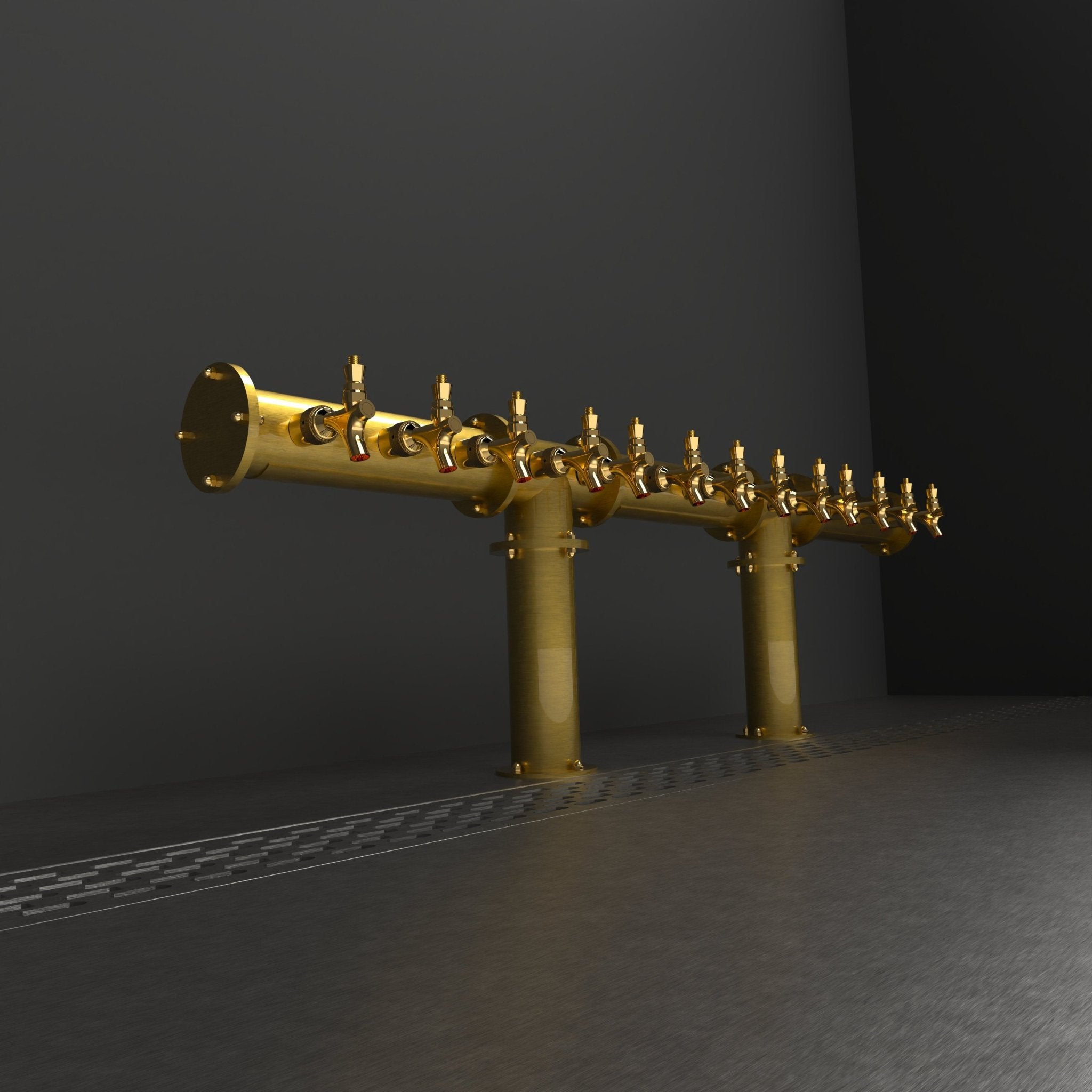 Arcadia Double Tee 3in | Gold