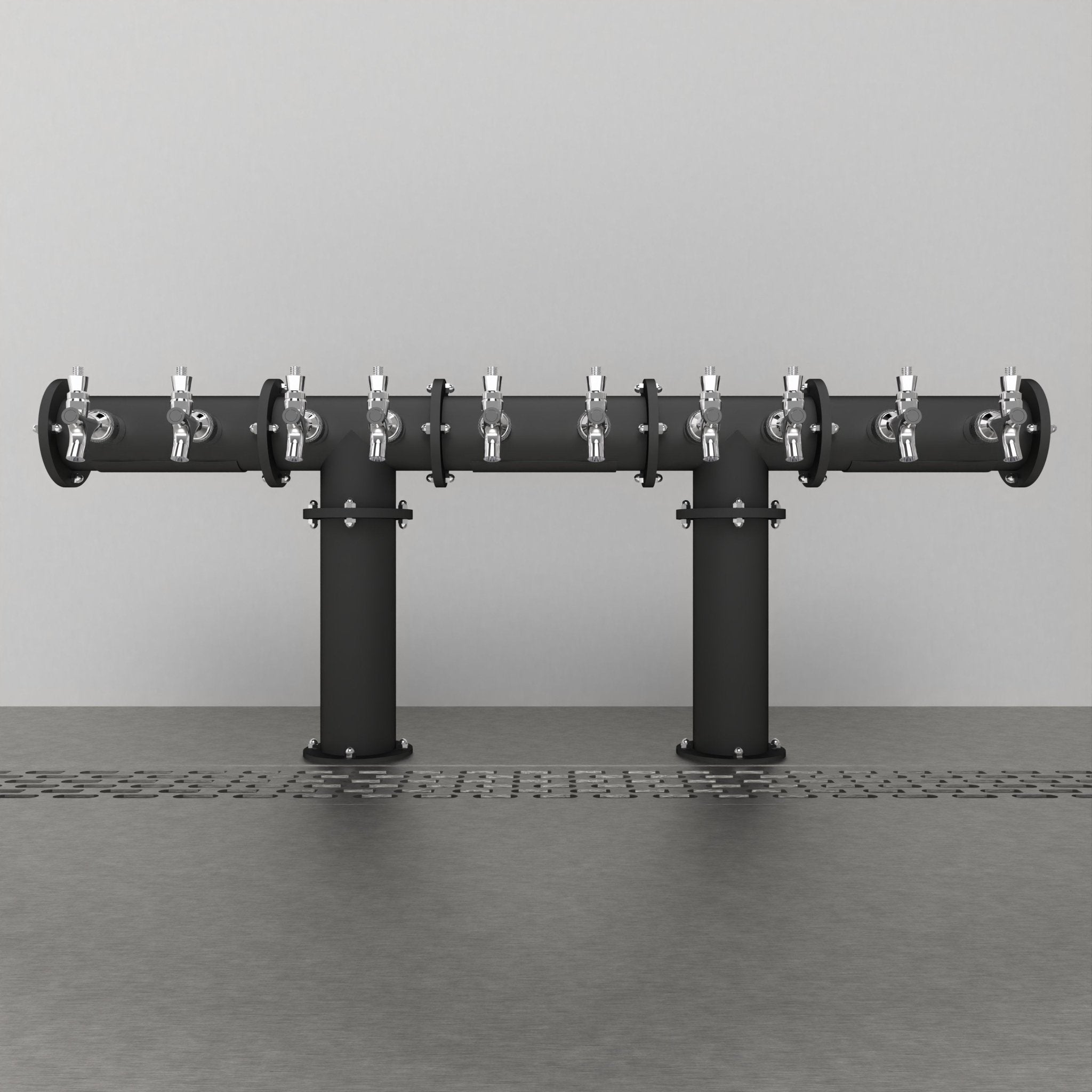 Arcadia Double Tee 3in | Matte Black