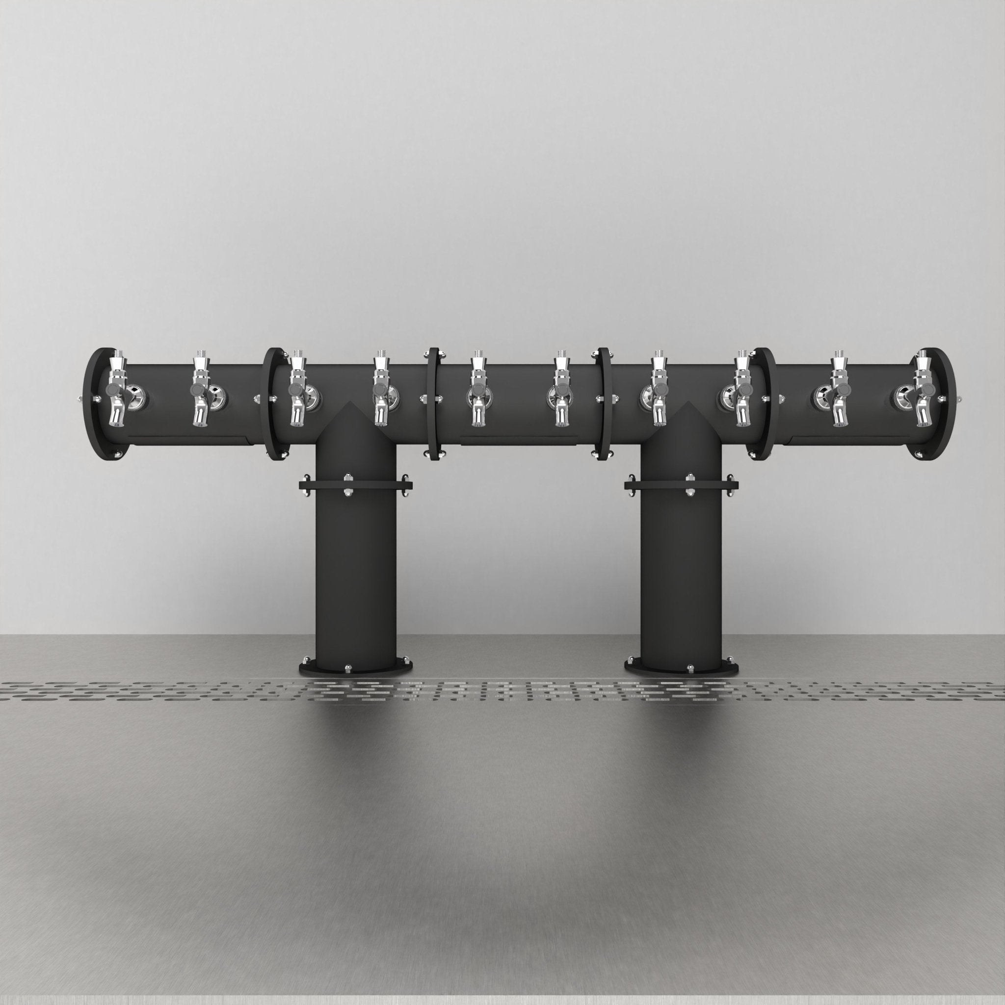 Arcadia Double Tee 4in | Matte Black