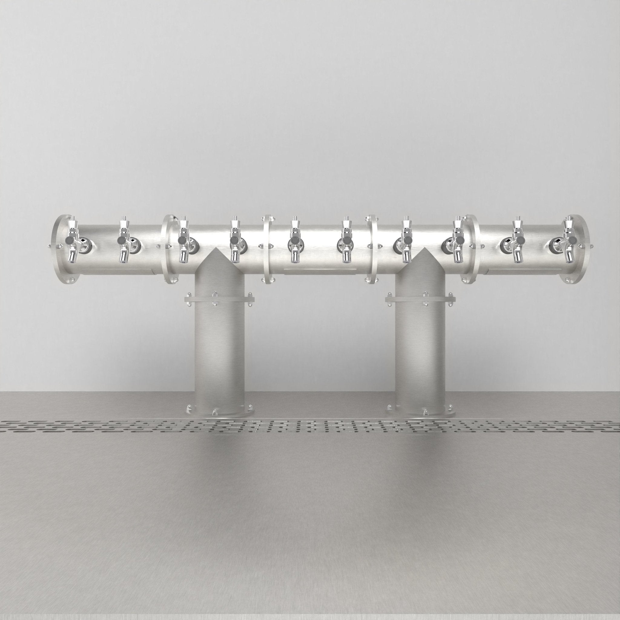 Arcadia Double Tee 4in | Brushed