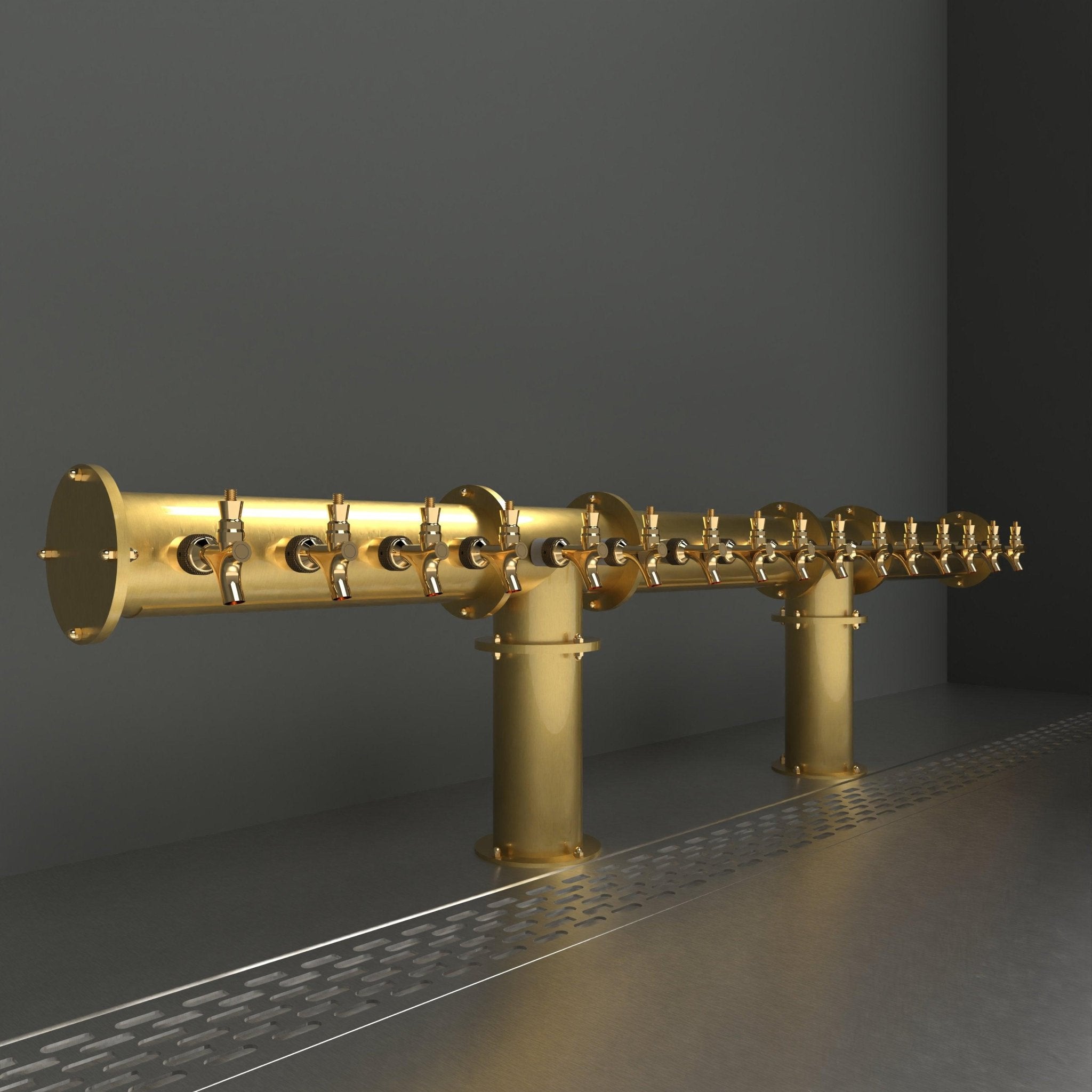 Arcadia Double Tee 4in | Gold