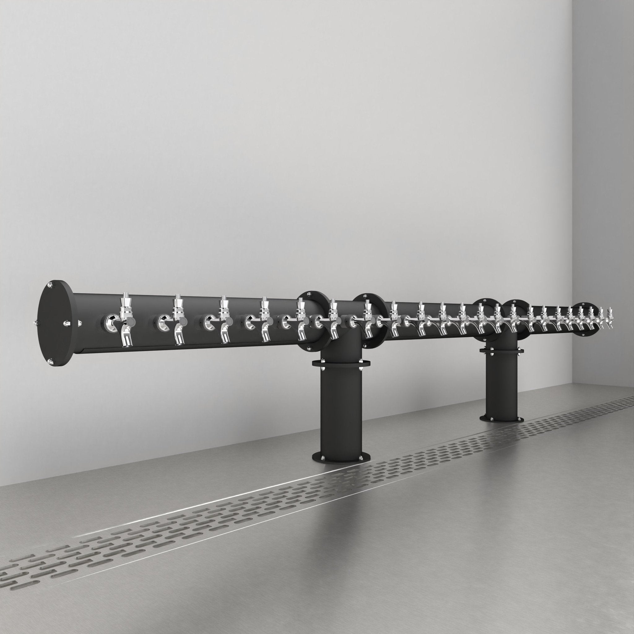 Arcadia Double Tee 4in | Matte Black