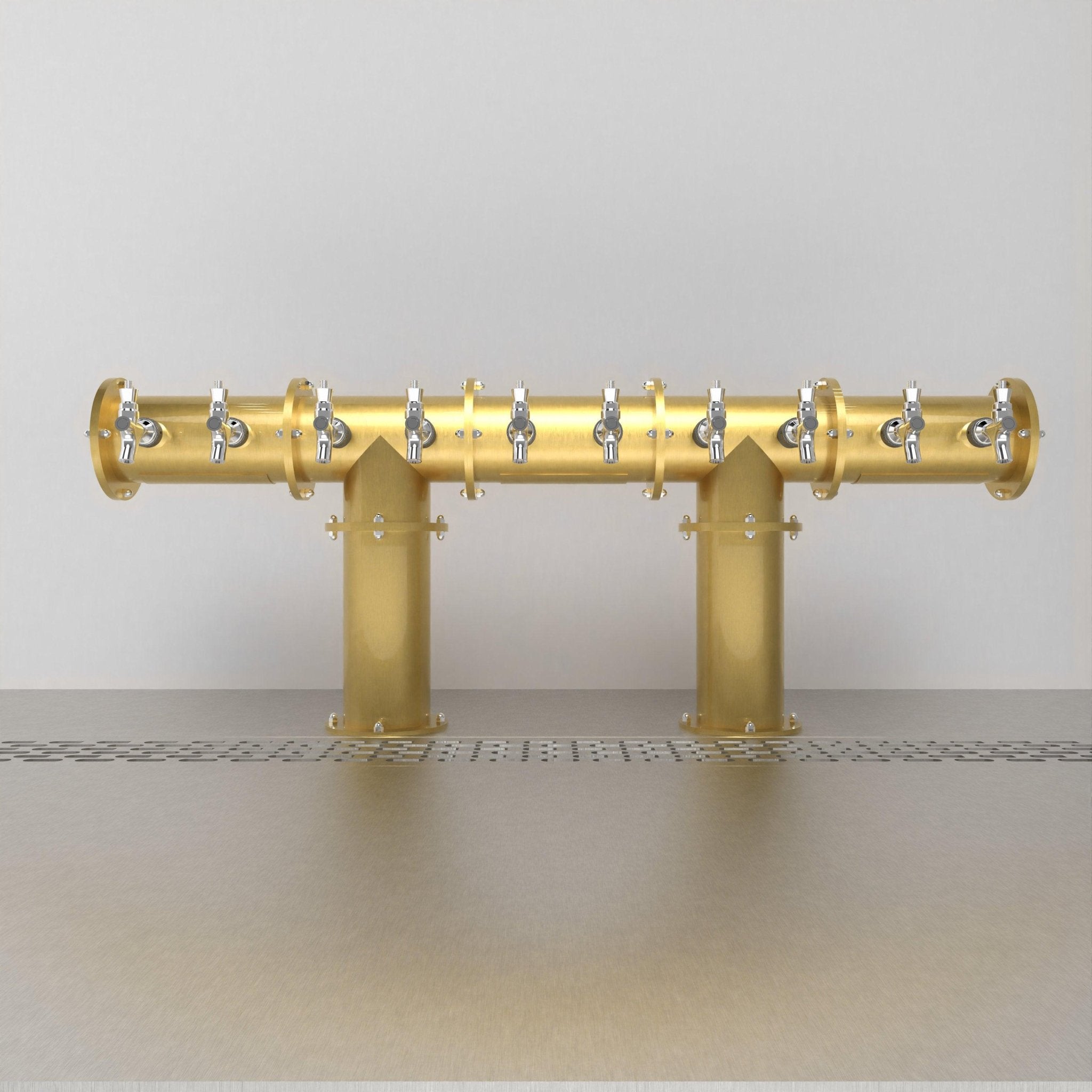 Arcadia Double Tee 4in | Gold