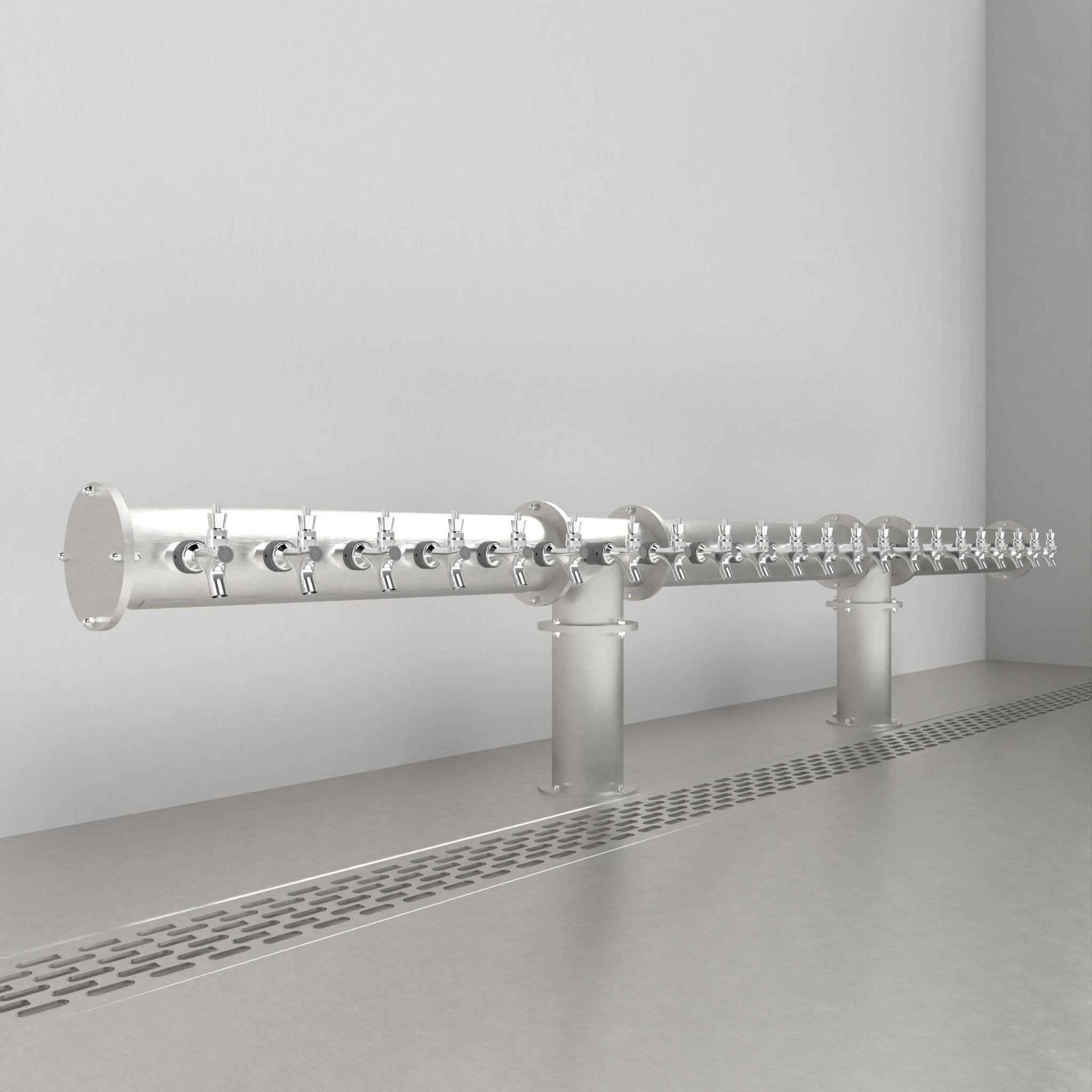 Arcadia Double Tee 4in | Brushed