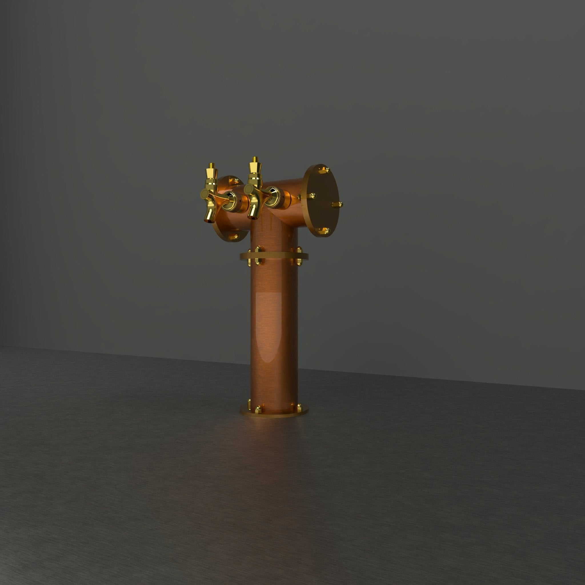 Arcadia Duo Copper 3in | Brushed