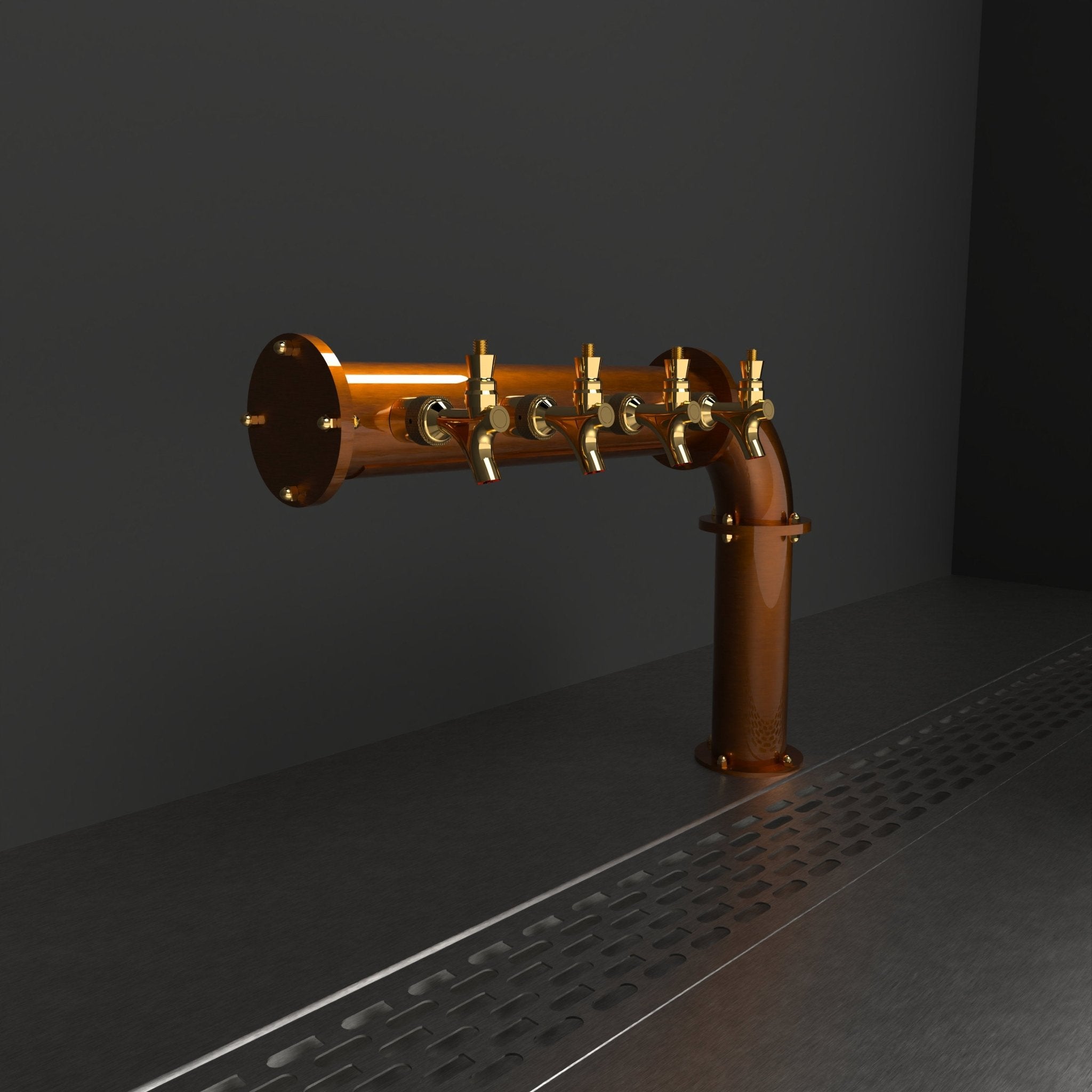 Arcadia Half-Bridge 3in | Candy Copper