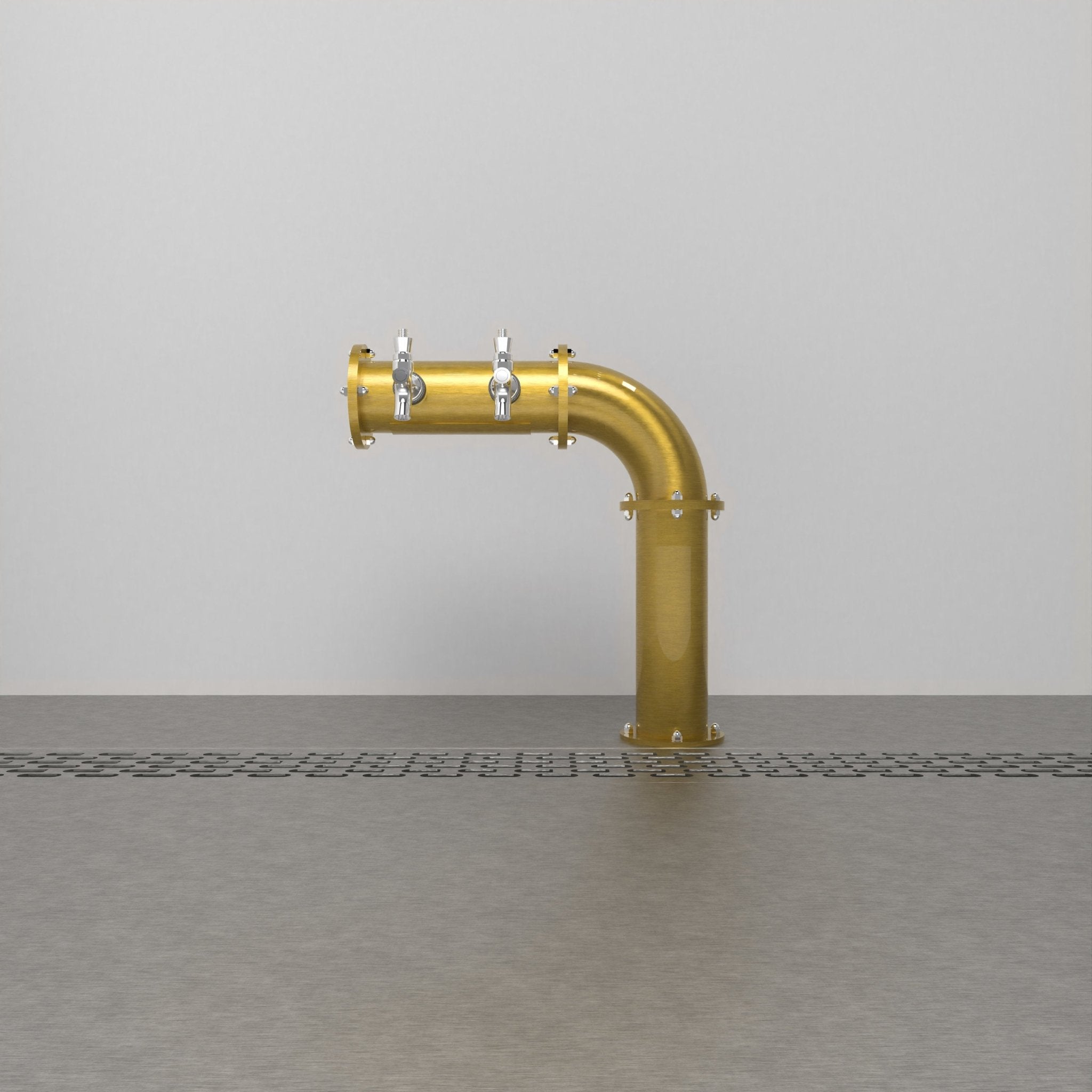 Arcadia Half-Bridge 3in | Gold